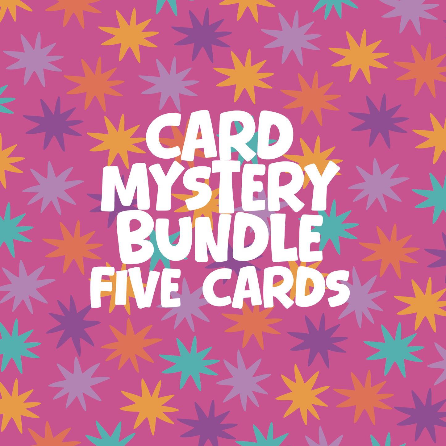 Card Mystery Bundle of 5 (worth £15!)