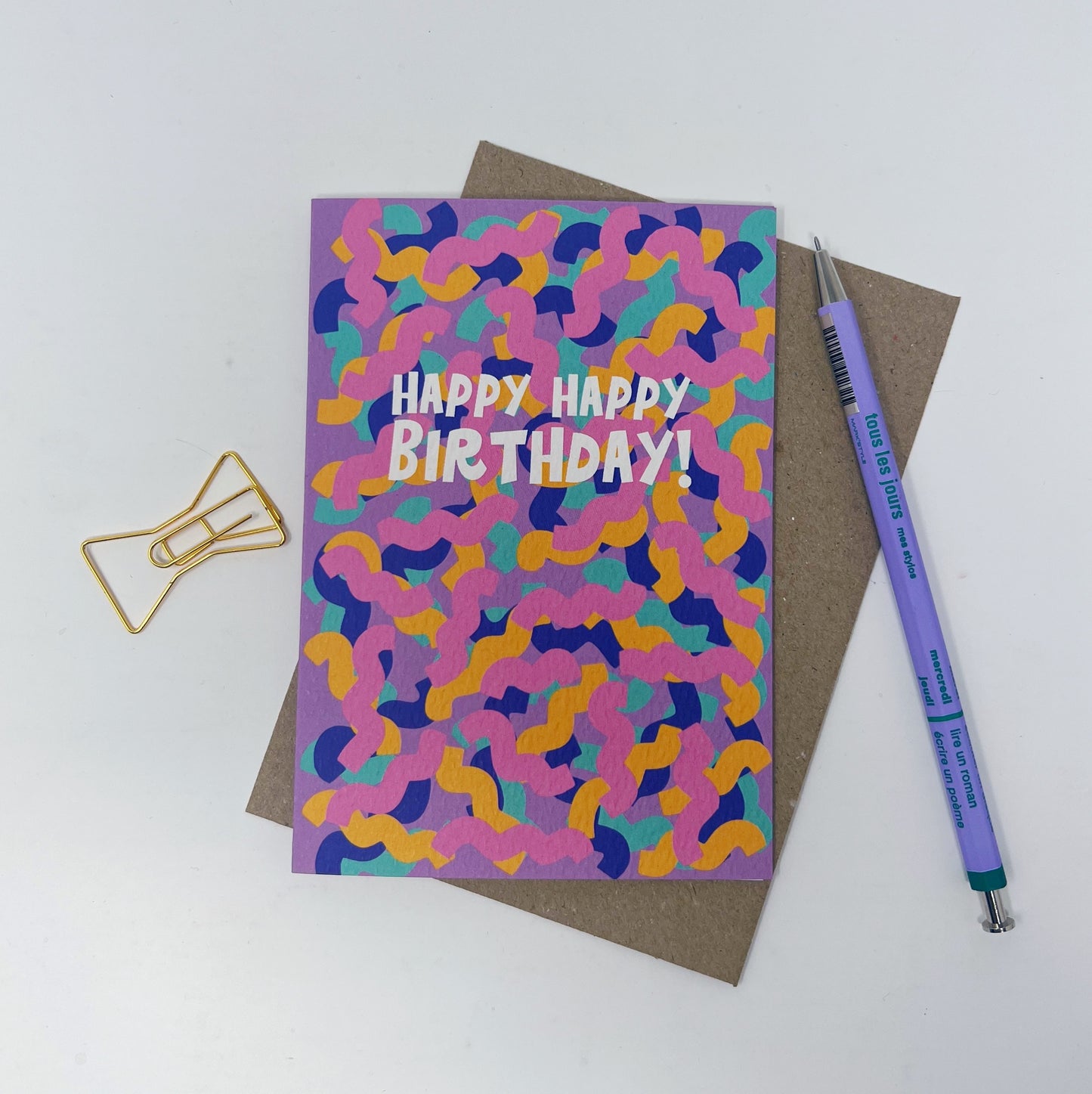Happy Happy Birthday Card