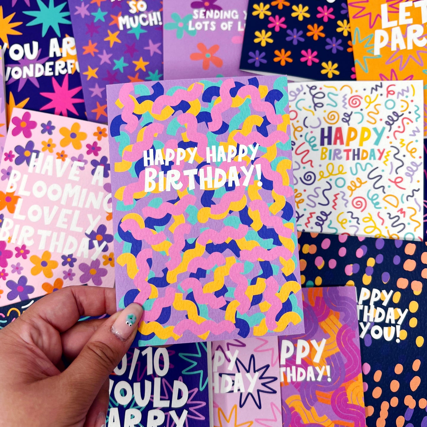 Happy Happy Birthday Card