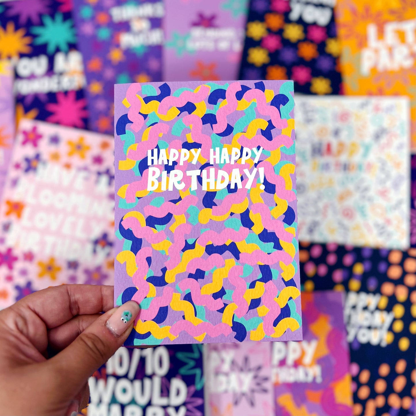Happy Happy Birthday Card