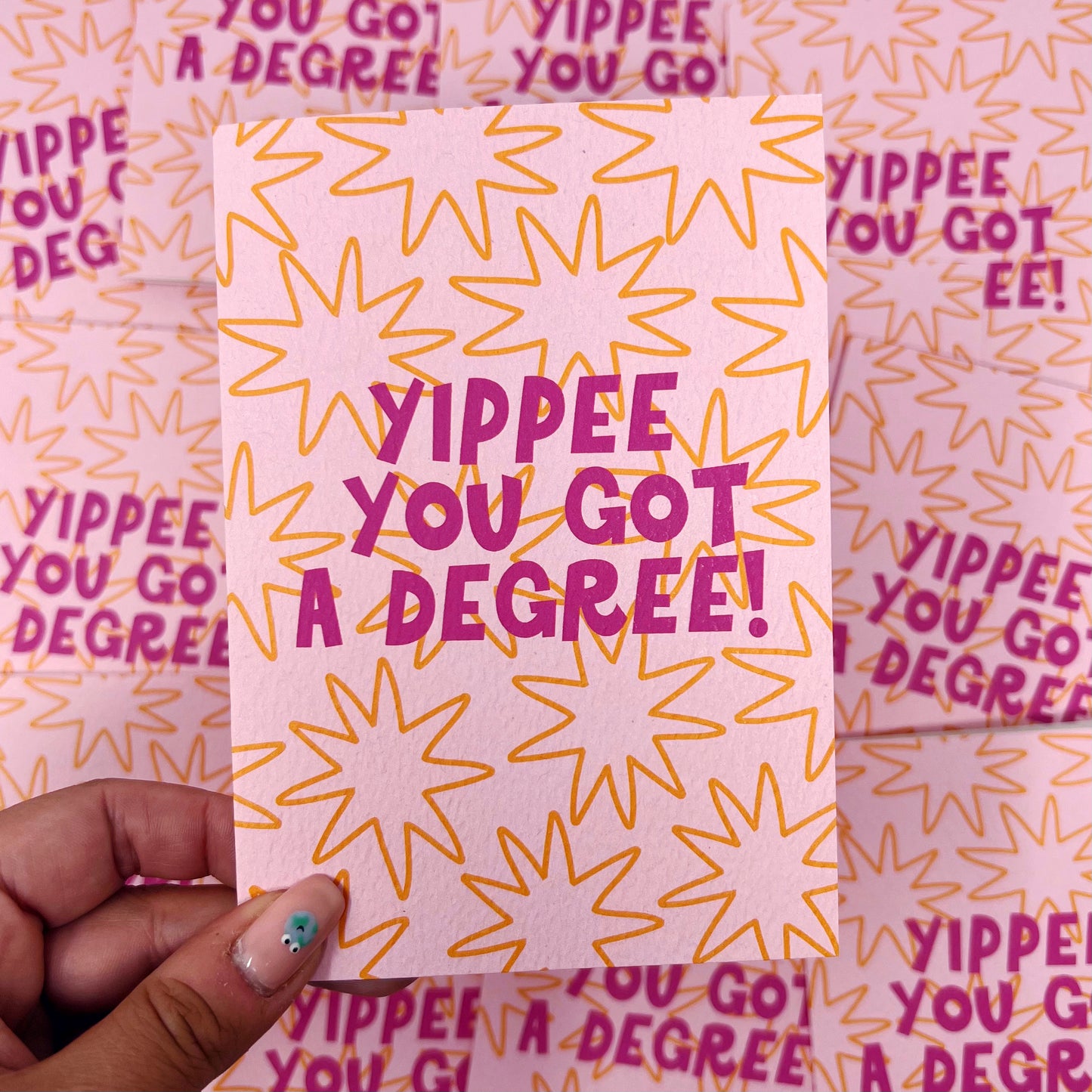 Yippee You Got A Degree Card