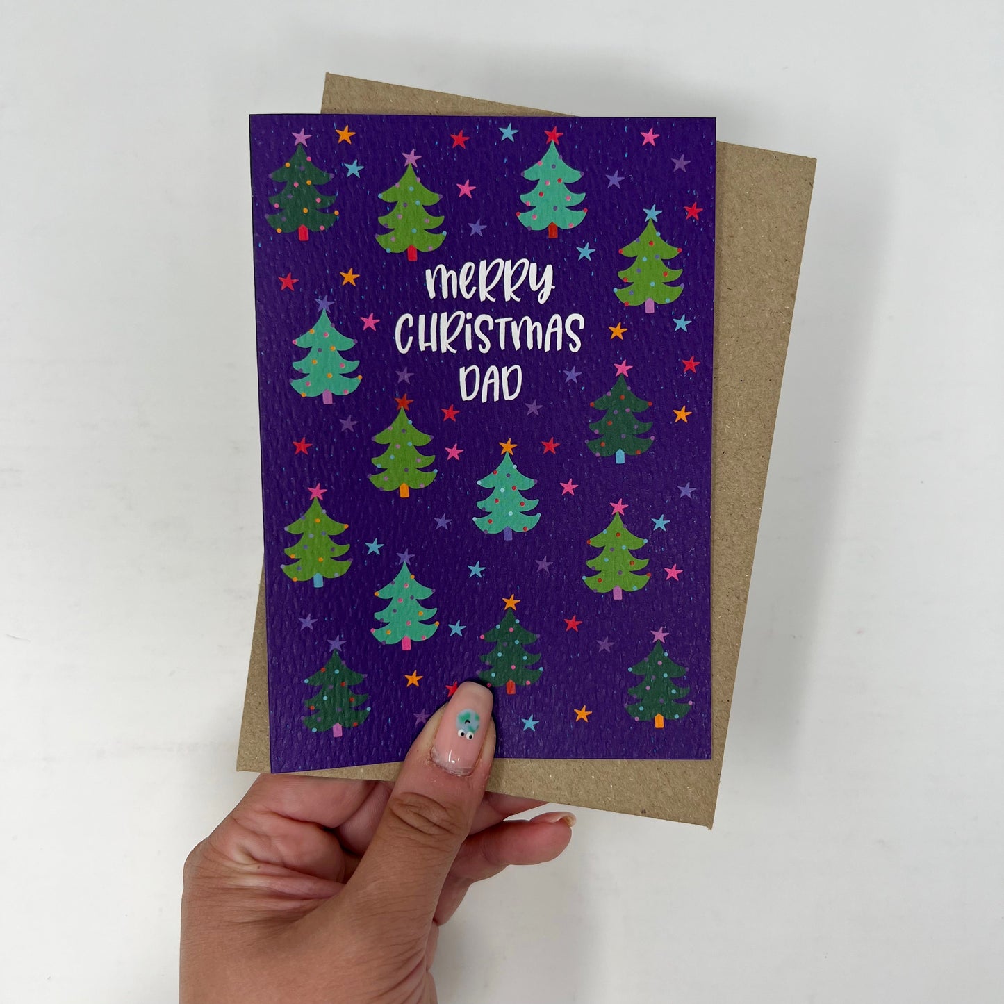 Christmas Family 'Merry Christmas Dad' Card