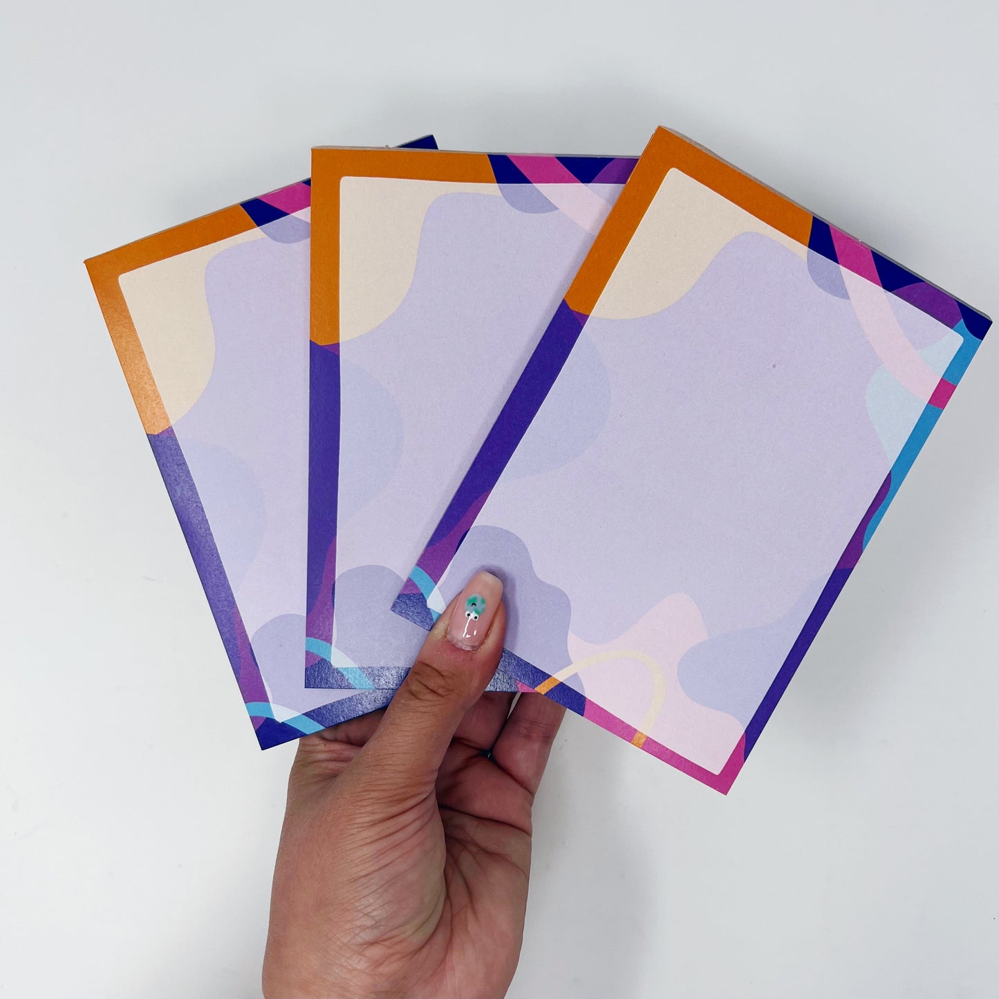 Colourful A6 Blank Notepad