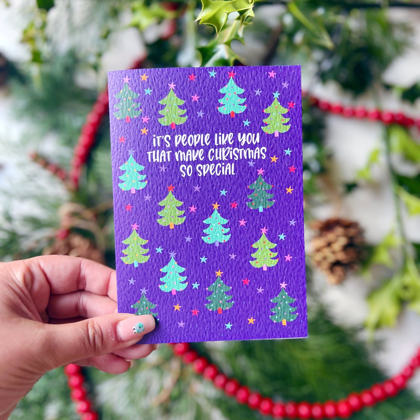 Christmas 'It's People Like You Who Make Christmas So Special' Card