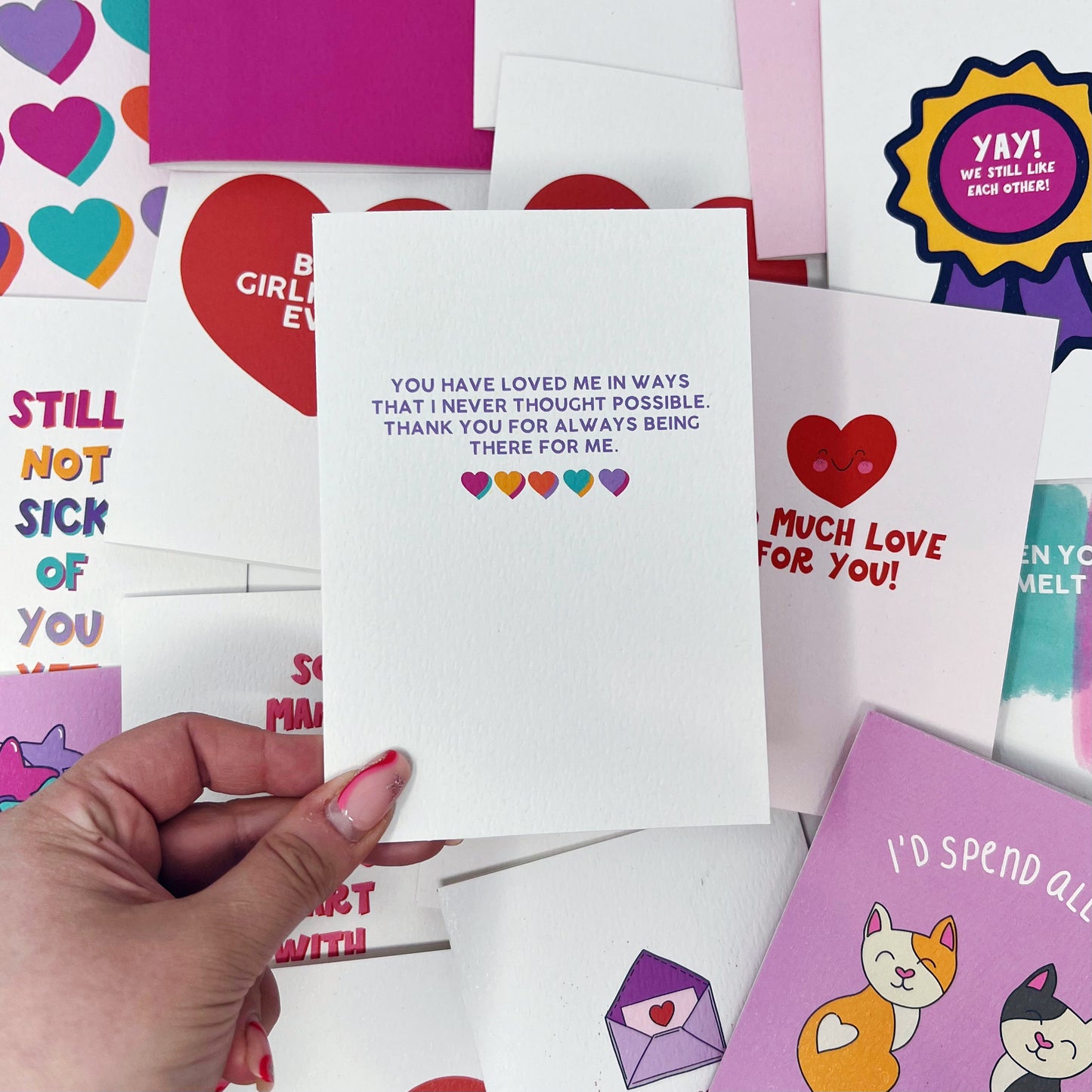 Thank You For Always Being There For Me Card