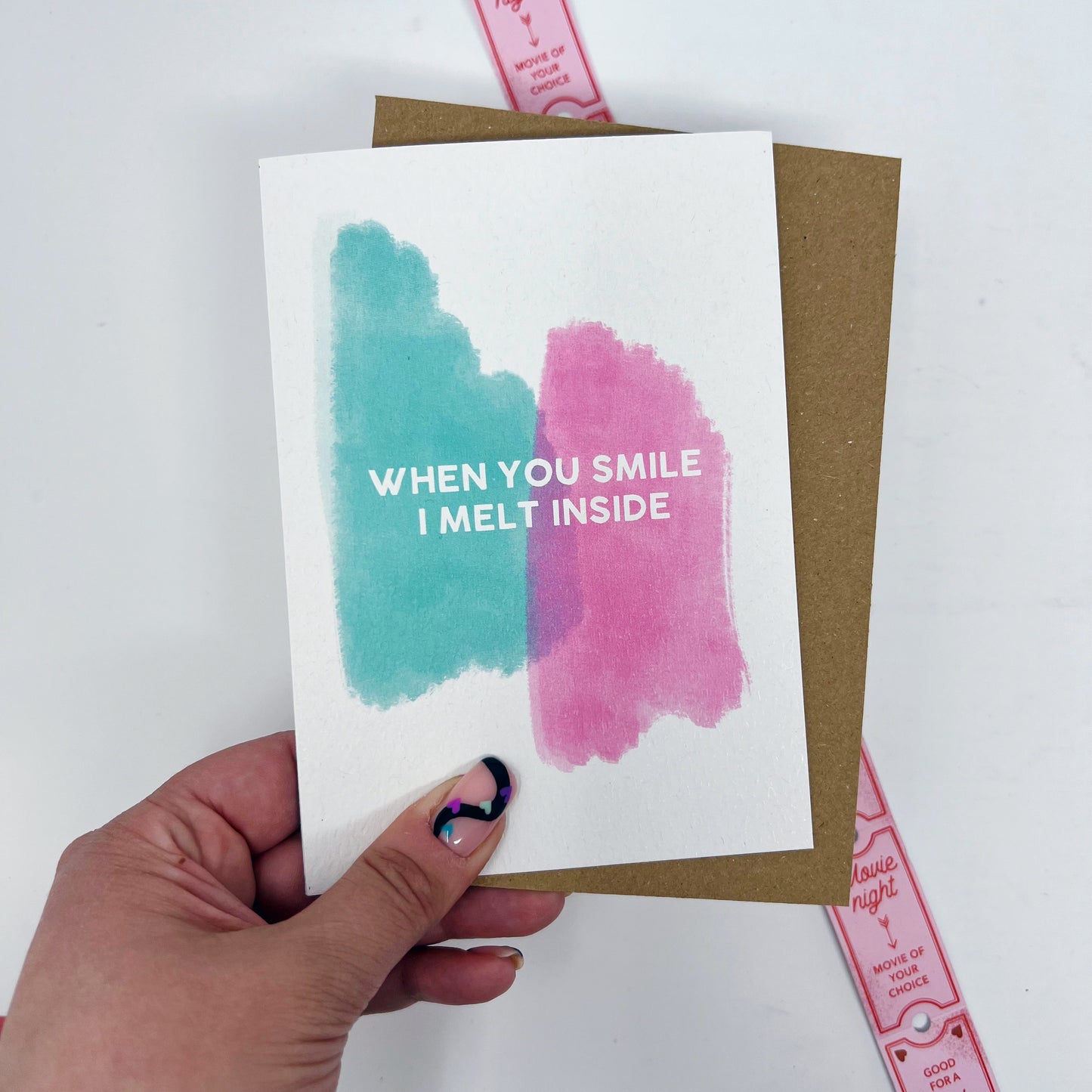 When You Smile I Melt Inside Card