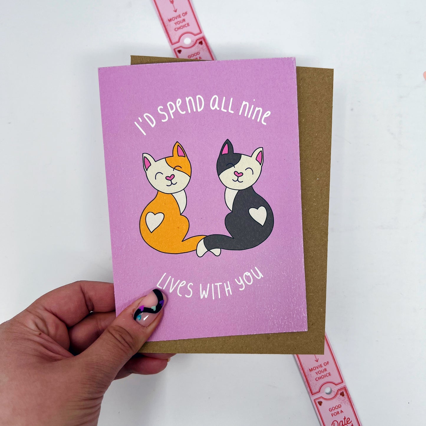 I'd Spend All Nine Lives With You Card