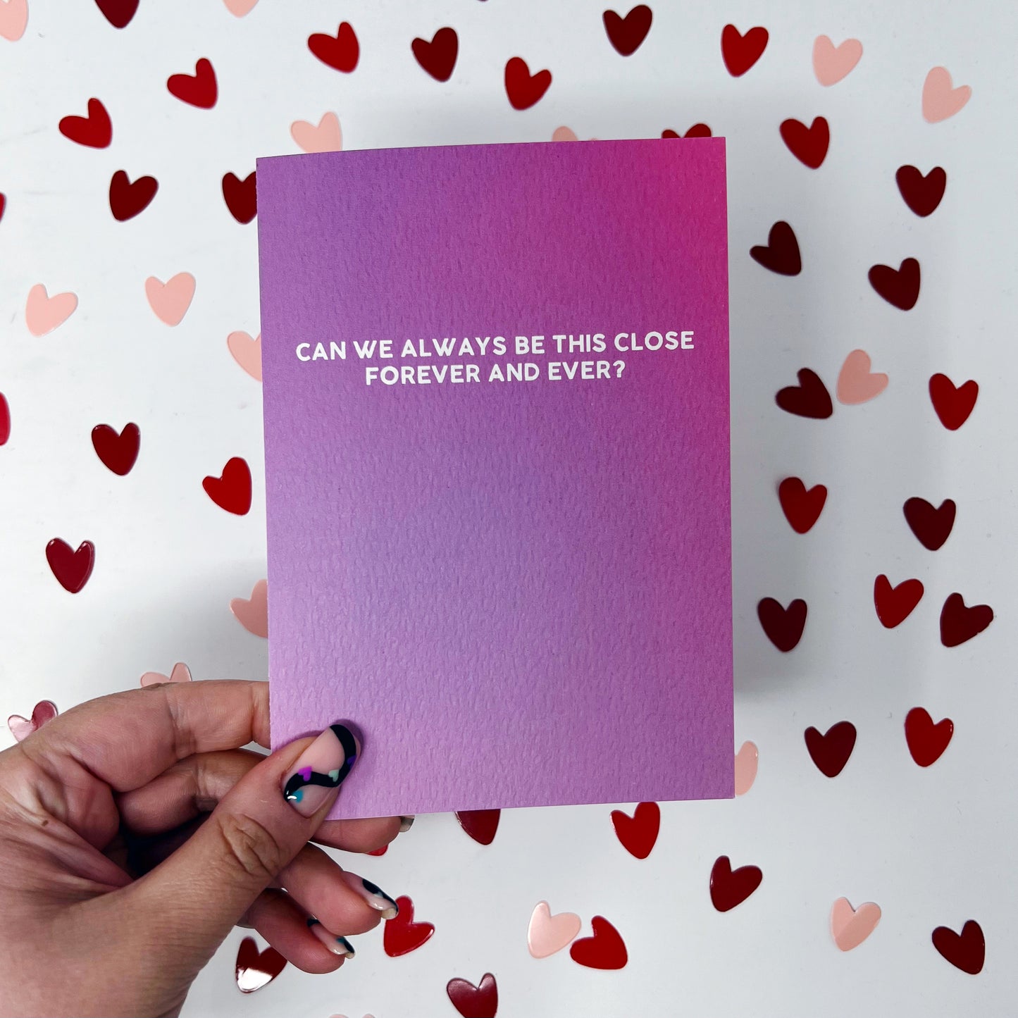 Can We Always Be This Close Forever and Ever 'Lover' Card