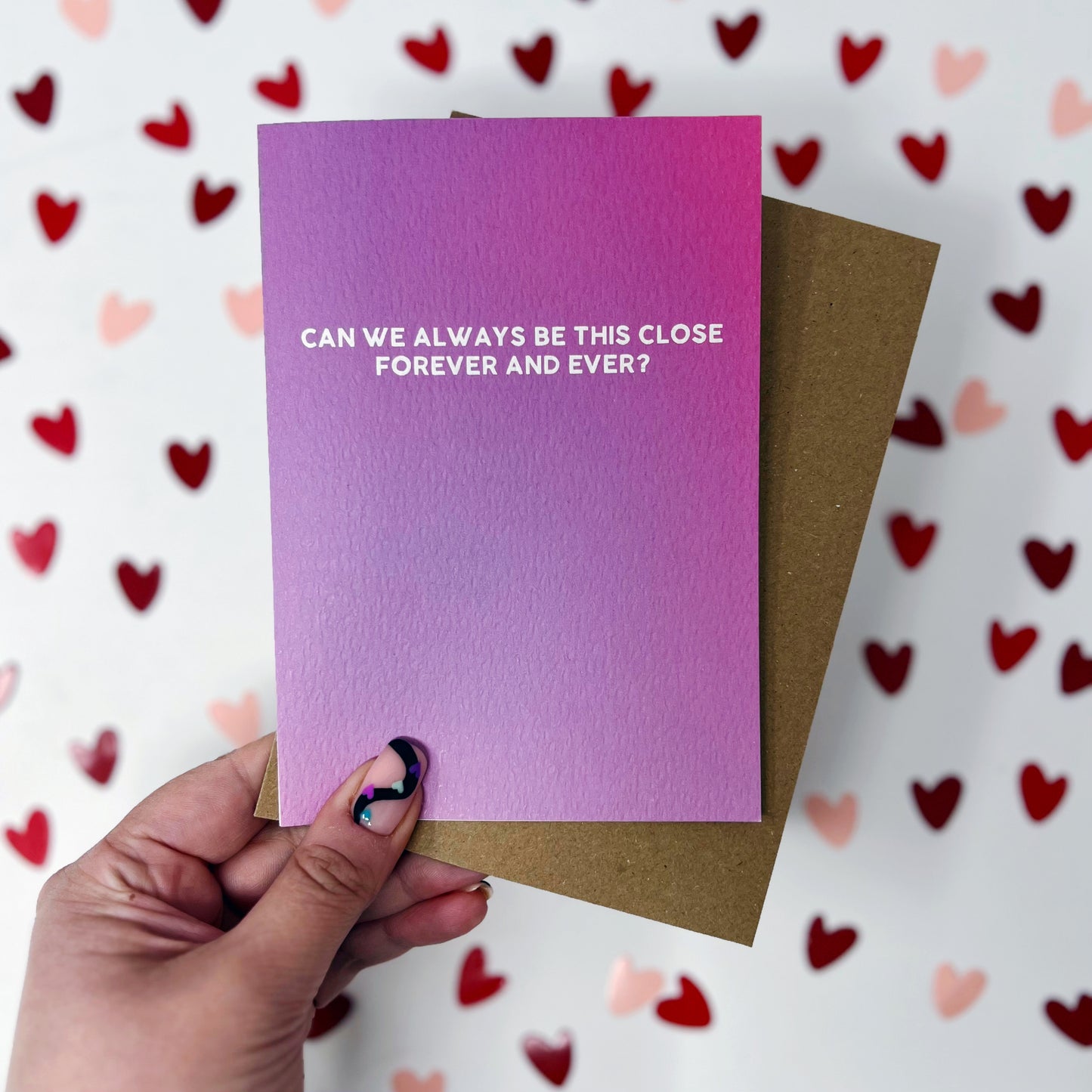 Can We Always Be This Close Forever and Ever 'Lover' Card