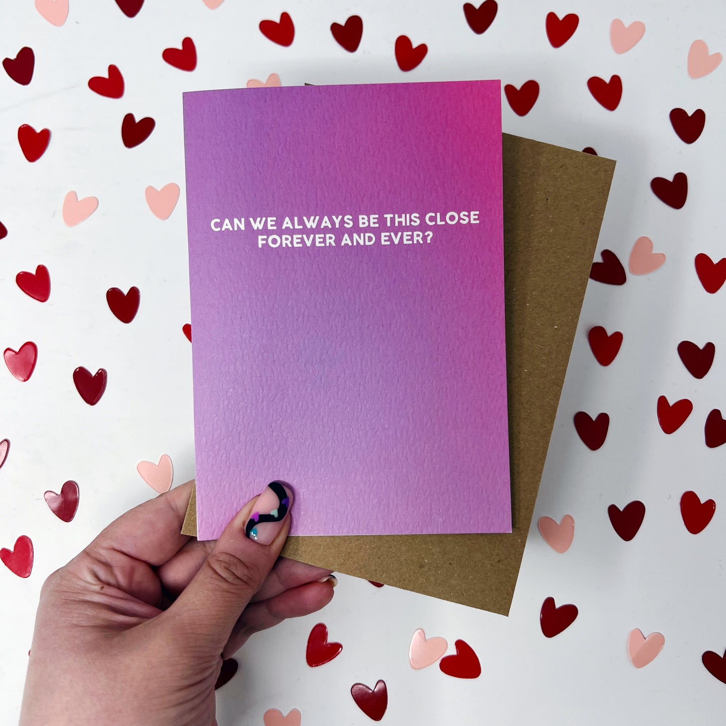 Can We Always Be This Close Forever and Ever 'Lover' Card