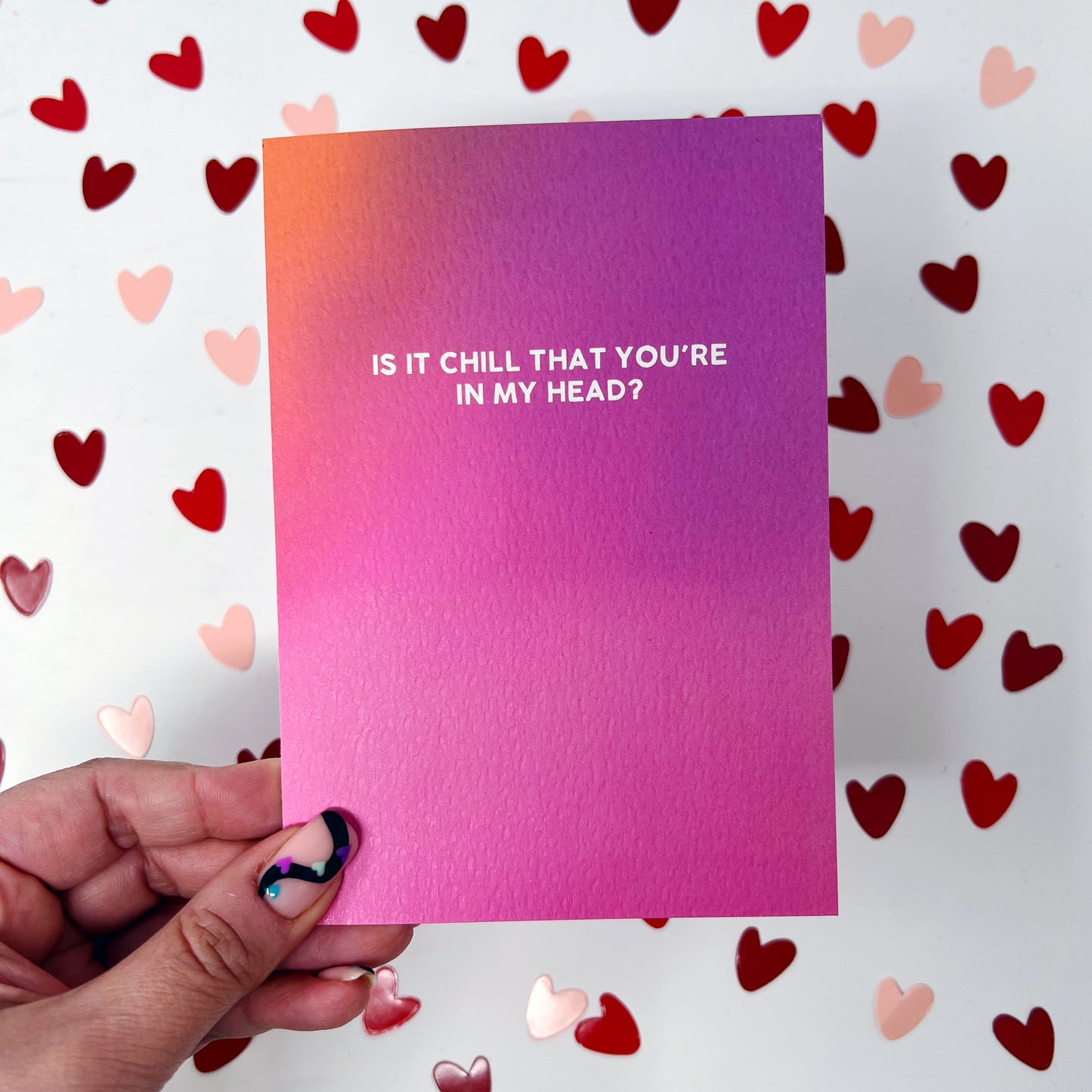 Is It Chill That You're In My Head 'Delicate' Card