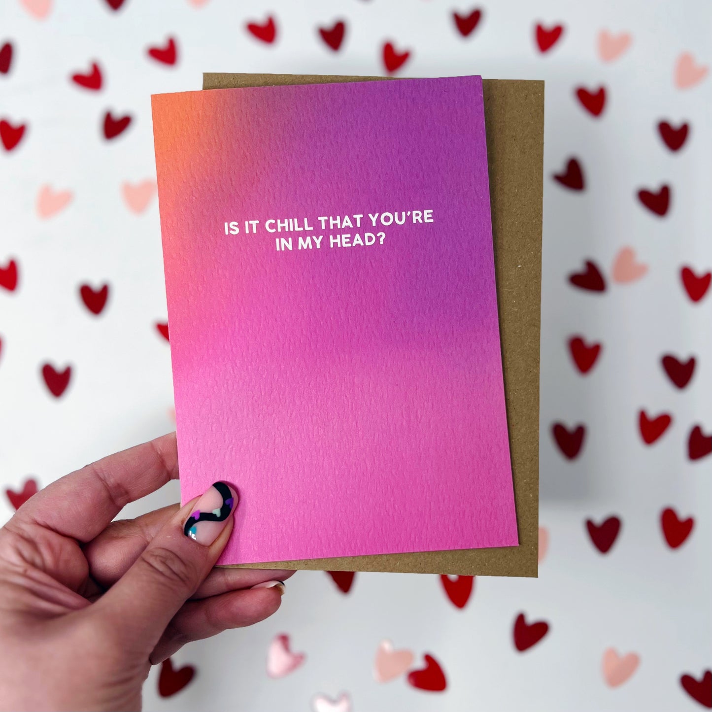 Is It Chill That You're In My Head 'Delicate' Card