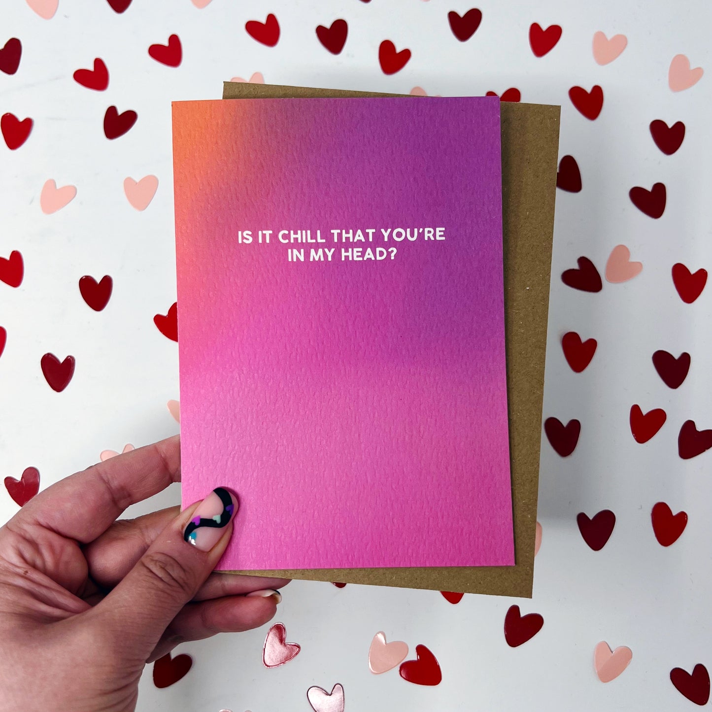 Is It Chill That You're In My Head 'Delicate' Card