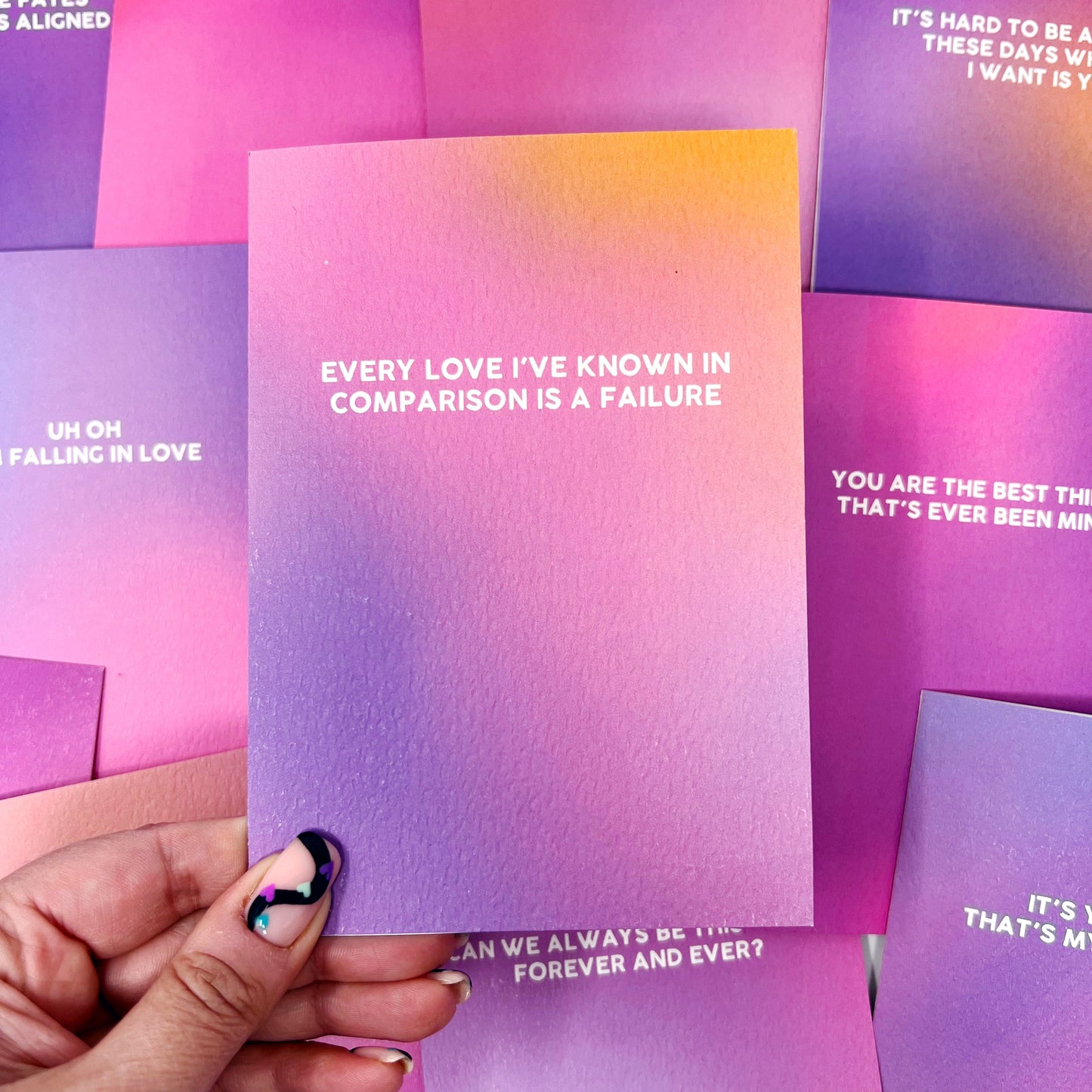 Every Love I've Known In Comparison Is A Failure 'Ready For It' Card