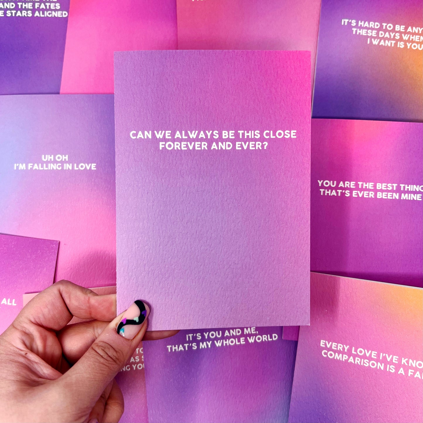 Can We Always Be This Close Forever and Ever 'Lover' Card