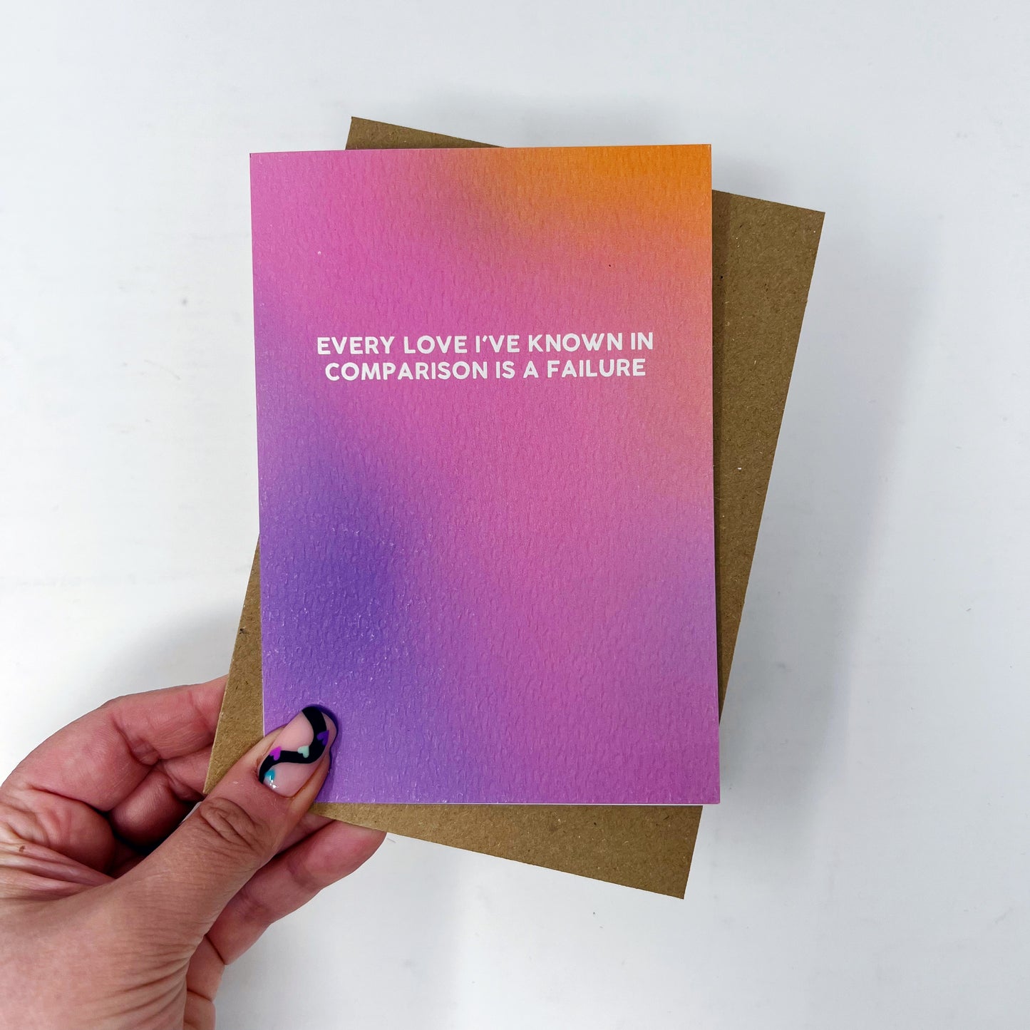 Every Love I've Known In Comparison Is A Failure 'Ready For It' Card