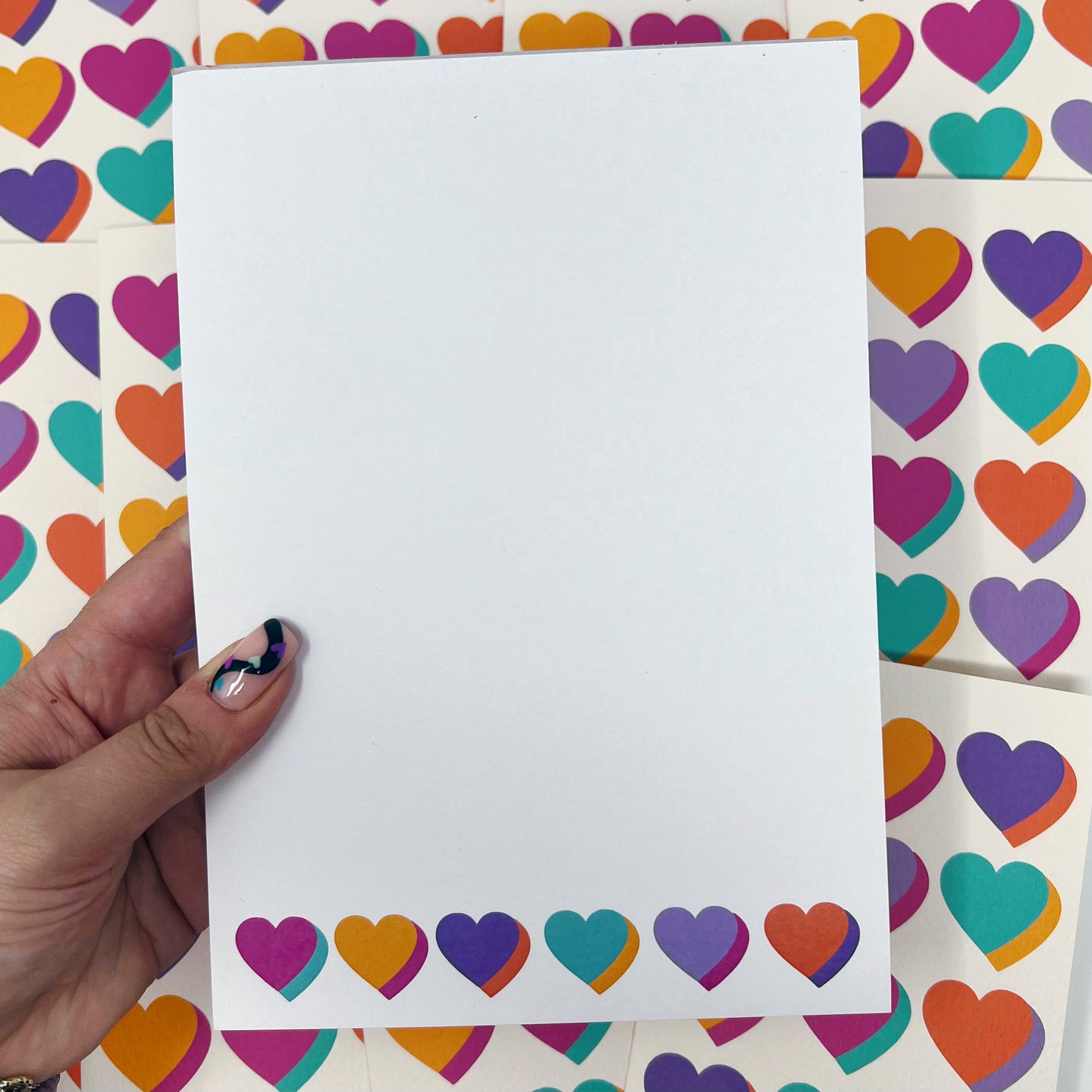 Loveheart A5 Notepad