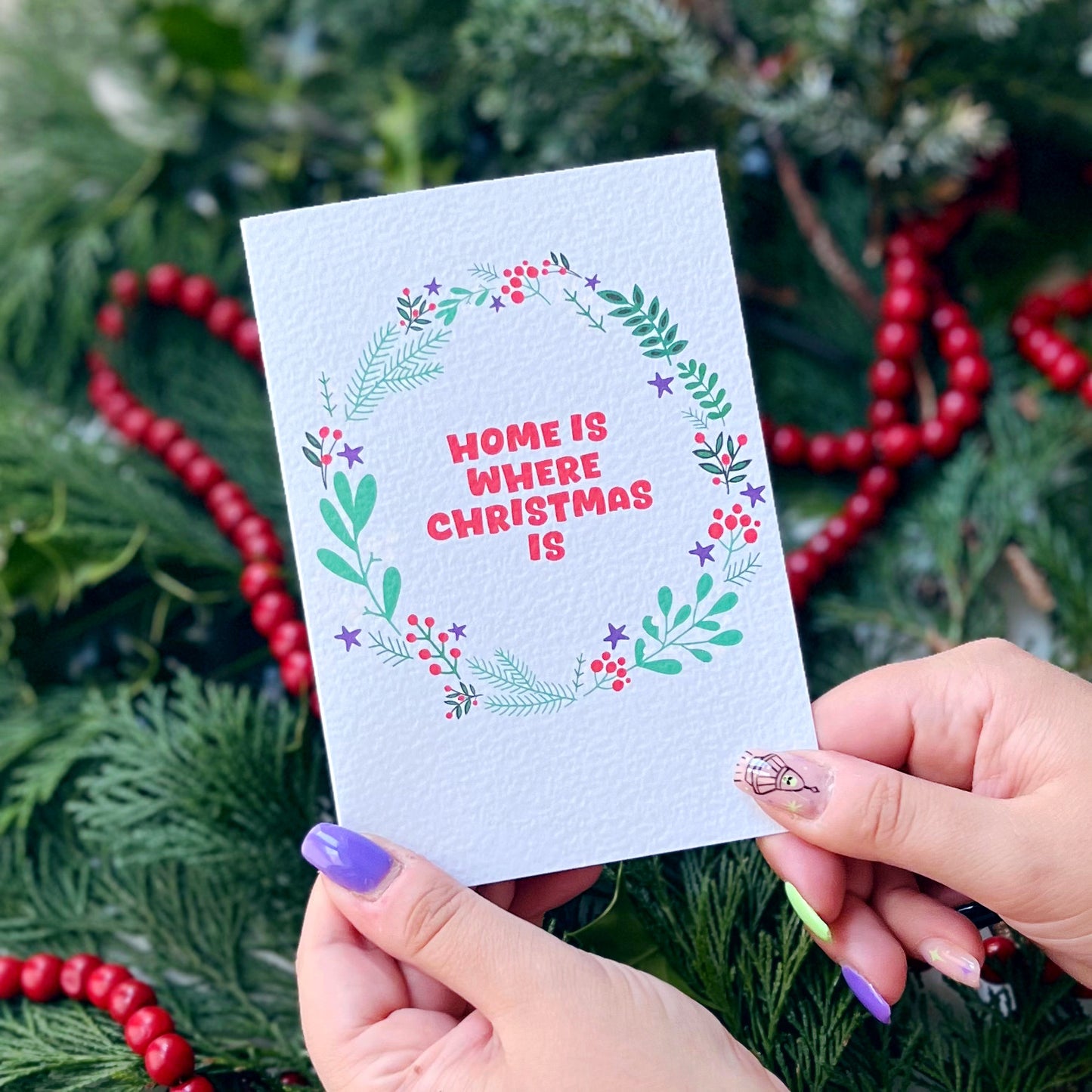 Christmas 'Home Is Where Christmas Is' Card