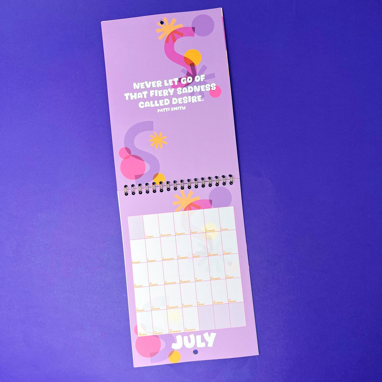 *SECONDS* 2025 Strong Quotes by Strong Women A5 Wall Calendar