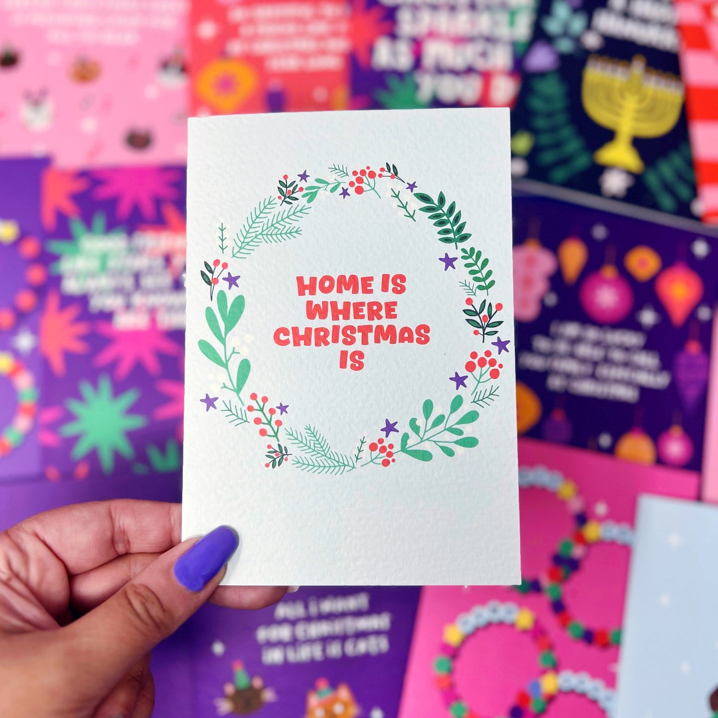 Christmas 'Home Is Where Christmas Is' Card