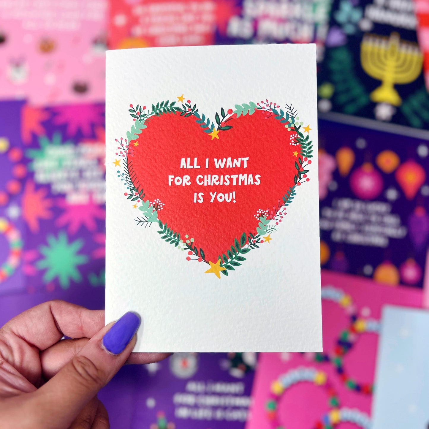 Christmas 'All I Want For Christmas Is You' Card