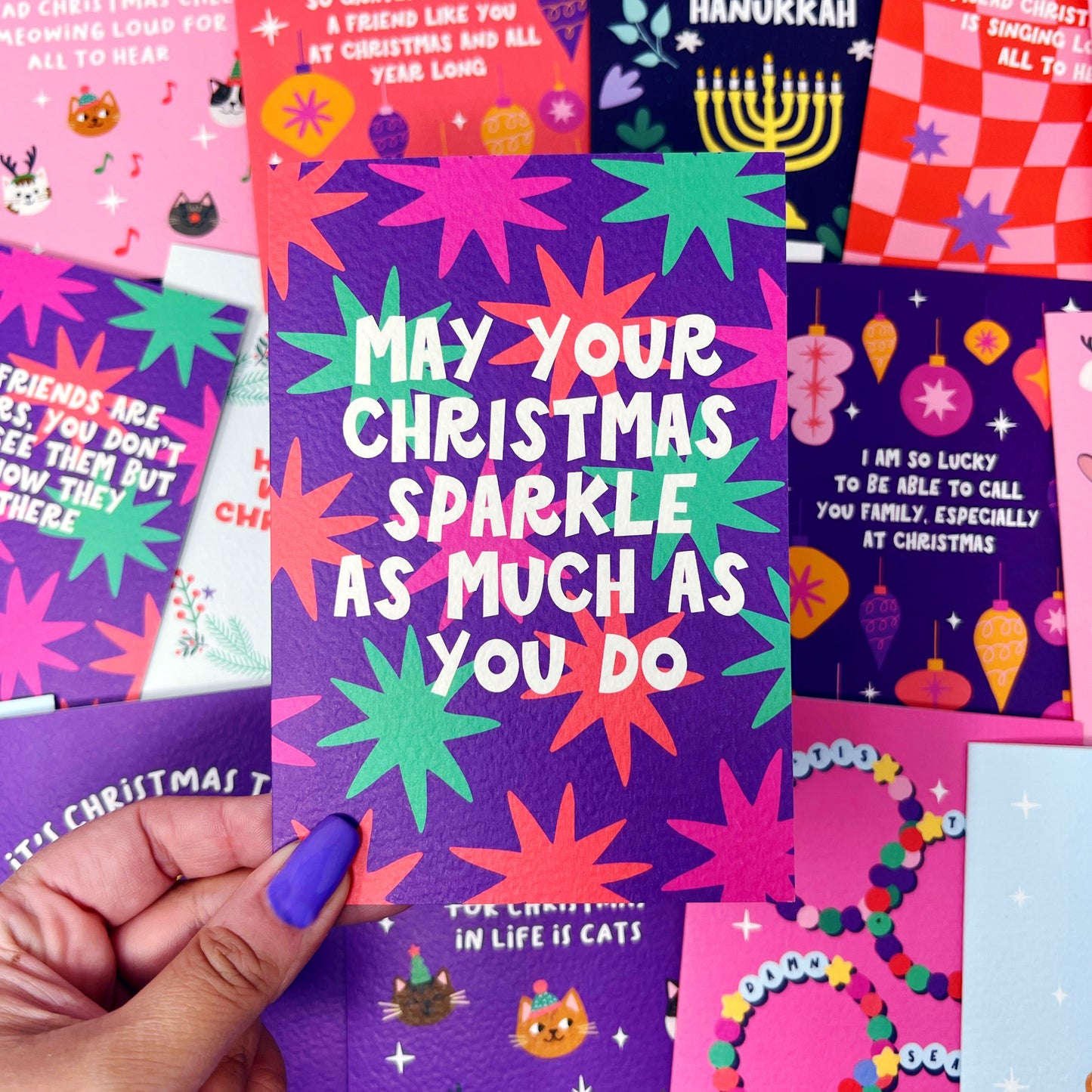 Christmas 'May Your Christmas Sparkle As Much As You Do' Card