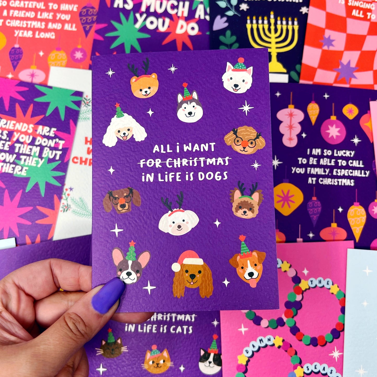 Christmas 'All I Want For Christmas (In Life) Is Dogs' Card