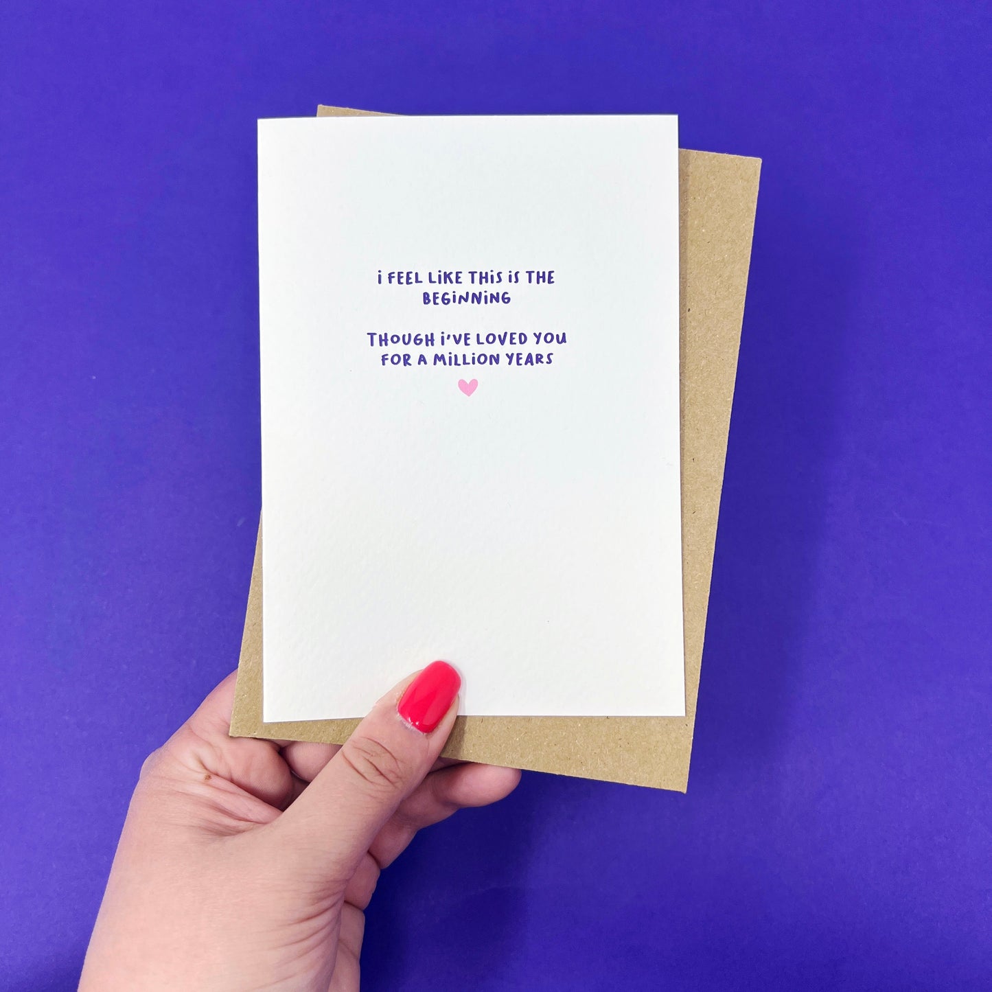 Loved You A Million Years Card