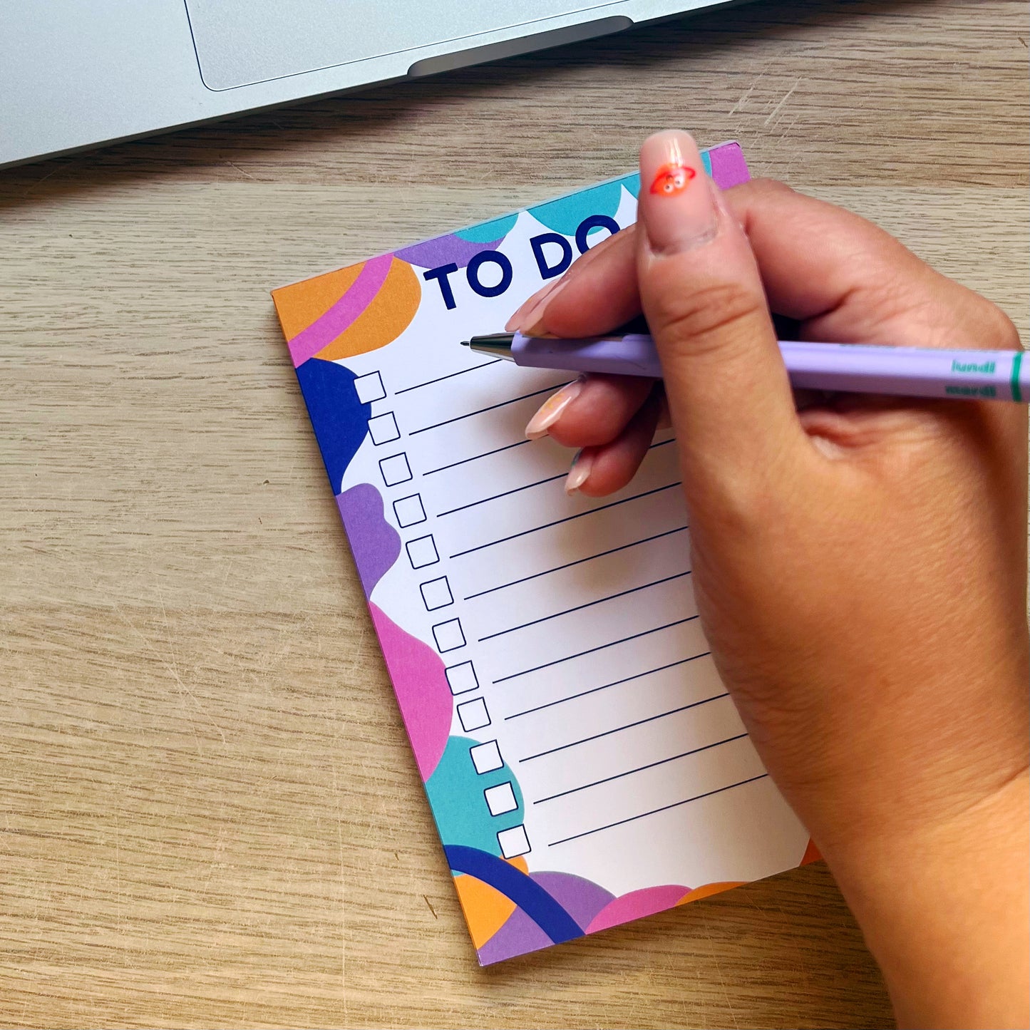 Colourful A6 To Do List Notepad