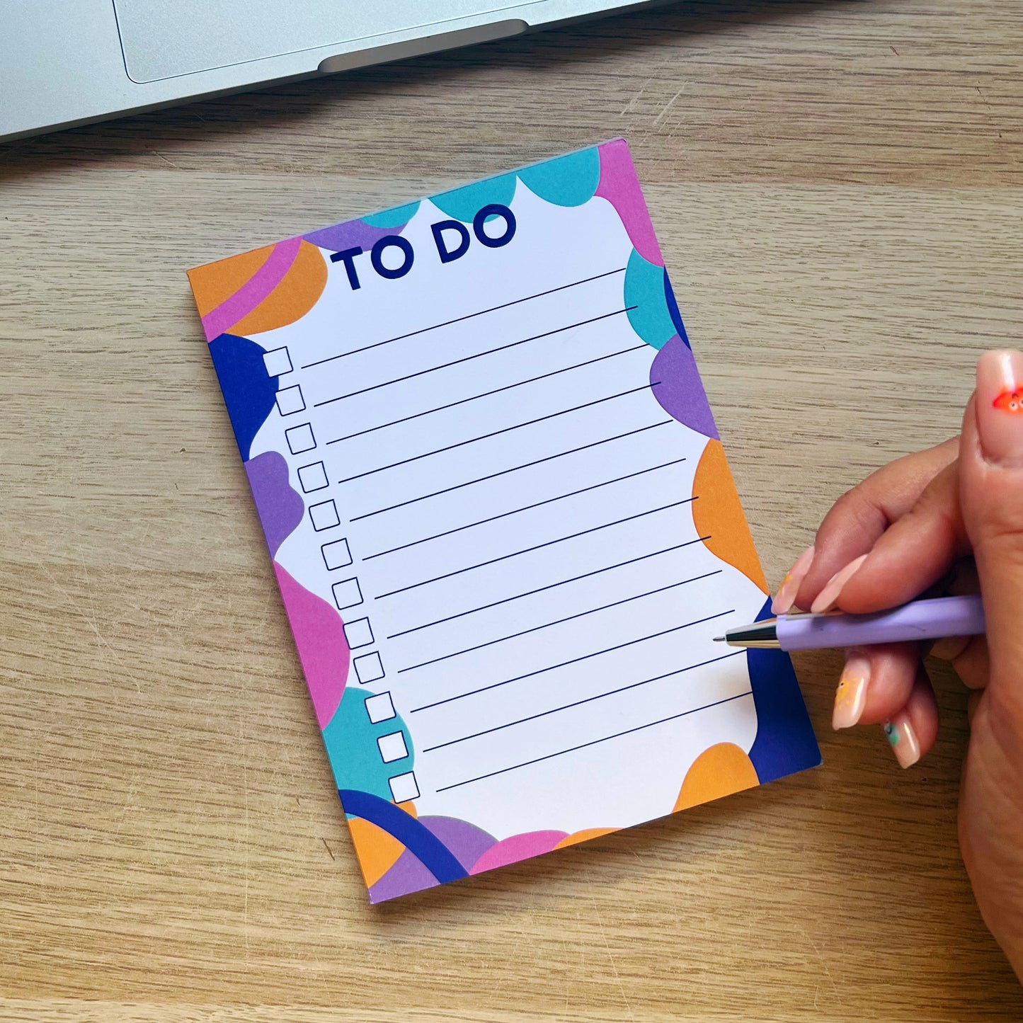 Colourful A6 To Do List Notepad