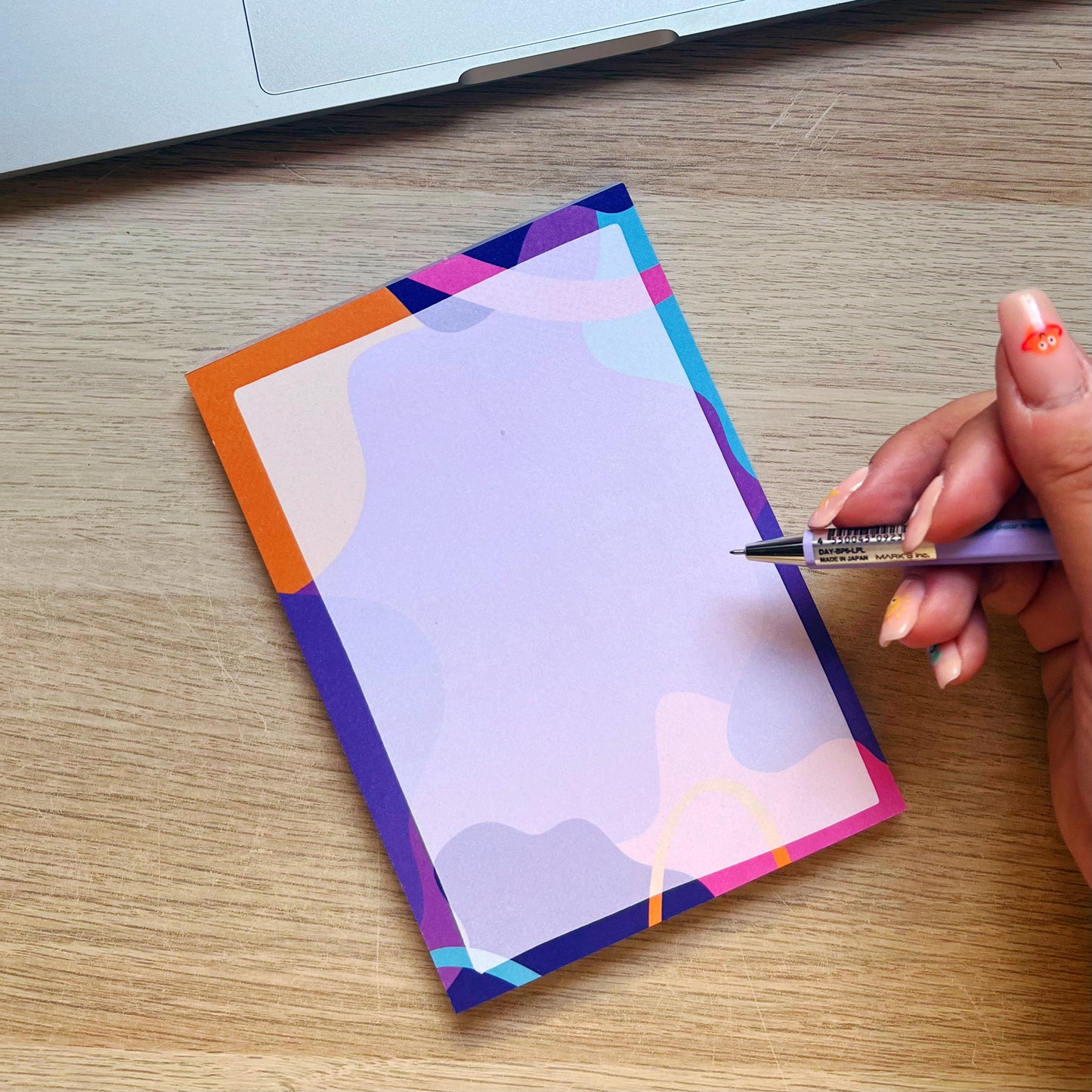 Colourful A6 Blank Notepad