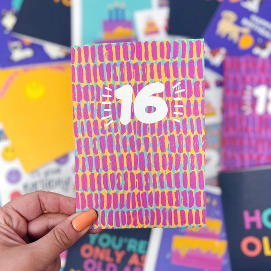 16th Birthday Card