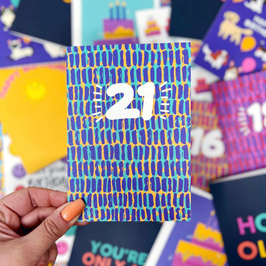21st Birthday Card