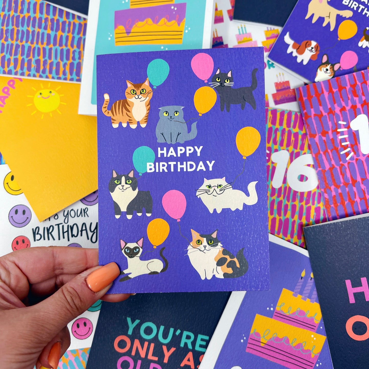 Happy Birthday Cat Lover Card
