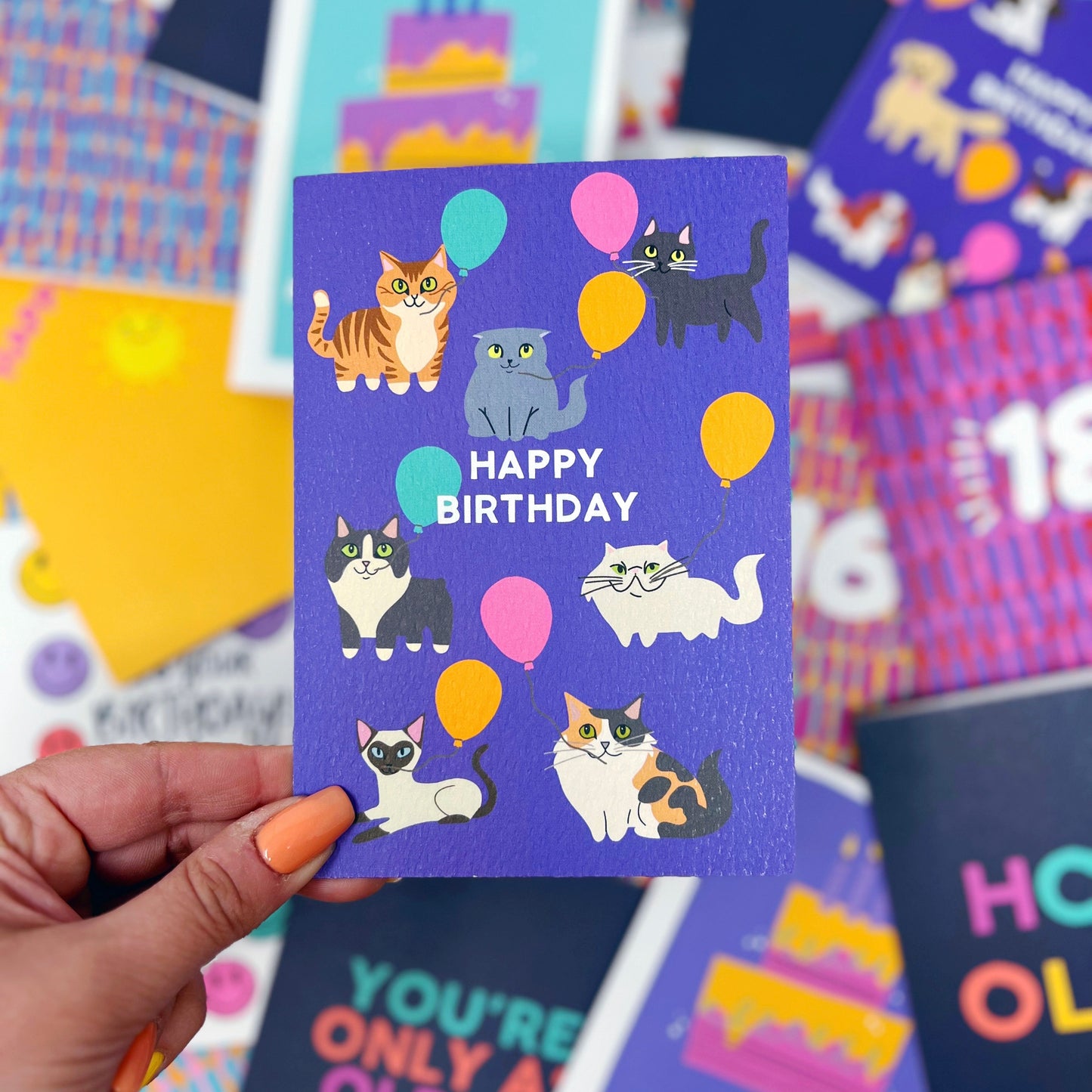 Happy Birthday Cat Lover Card