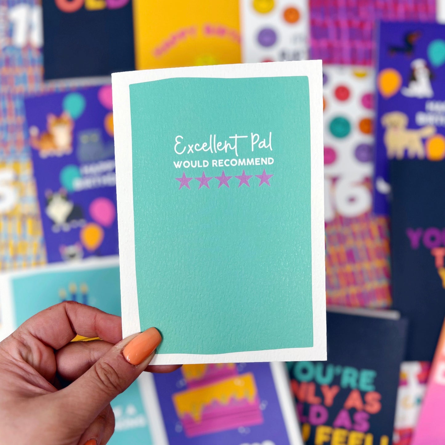 Excellent Pal Would Recommend Card