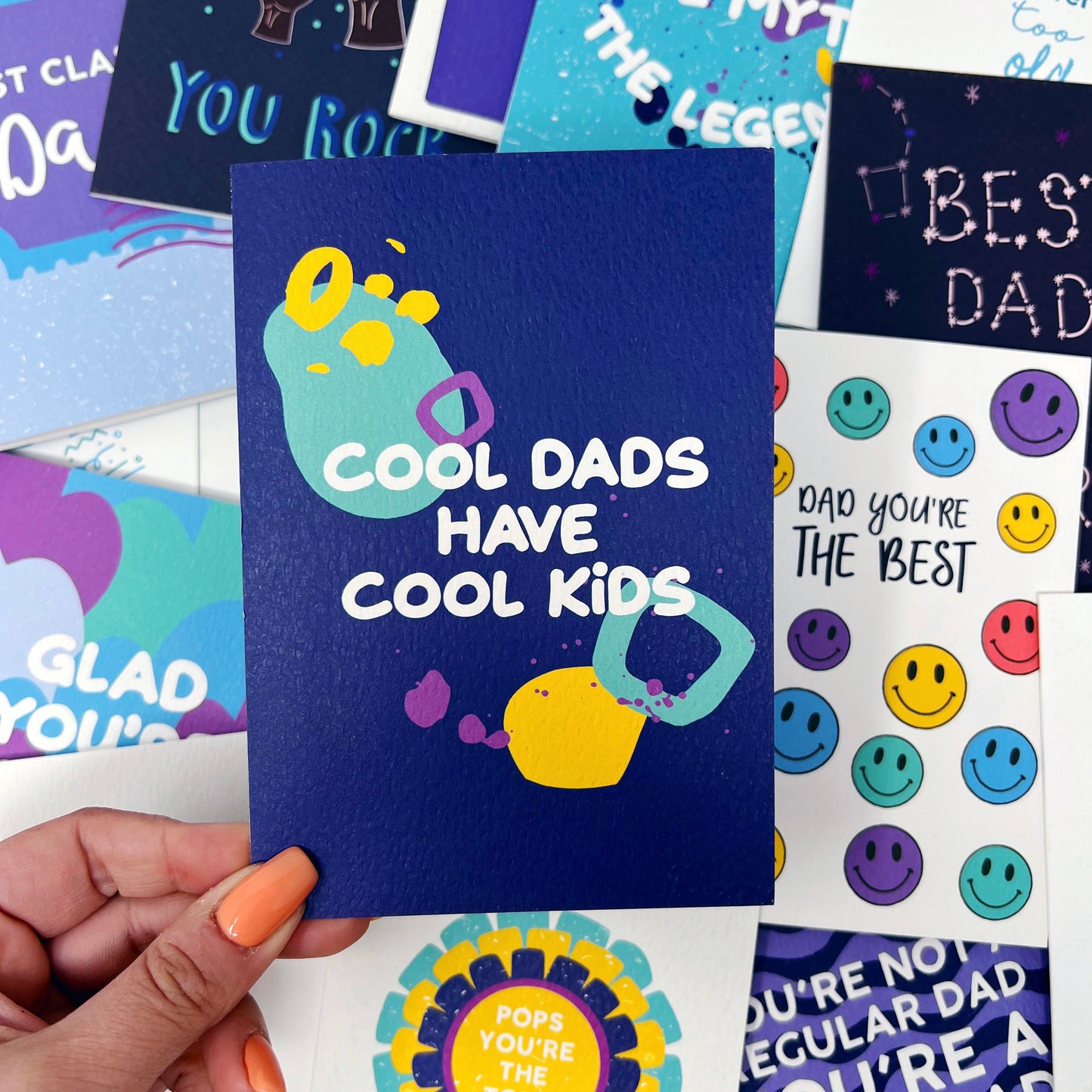 Cool Dads Have Cool Kids Card