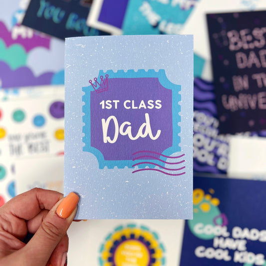 First Class Dad Card
