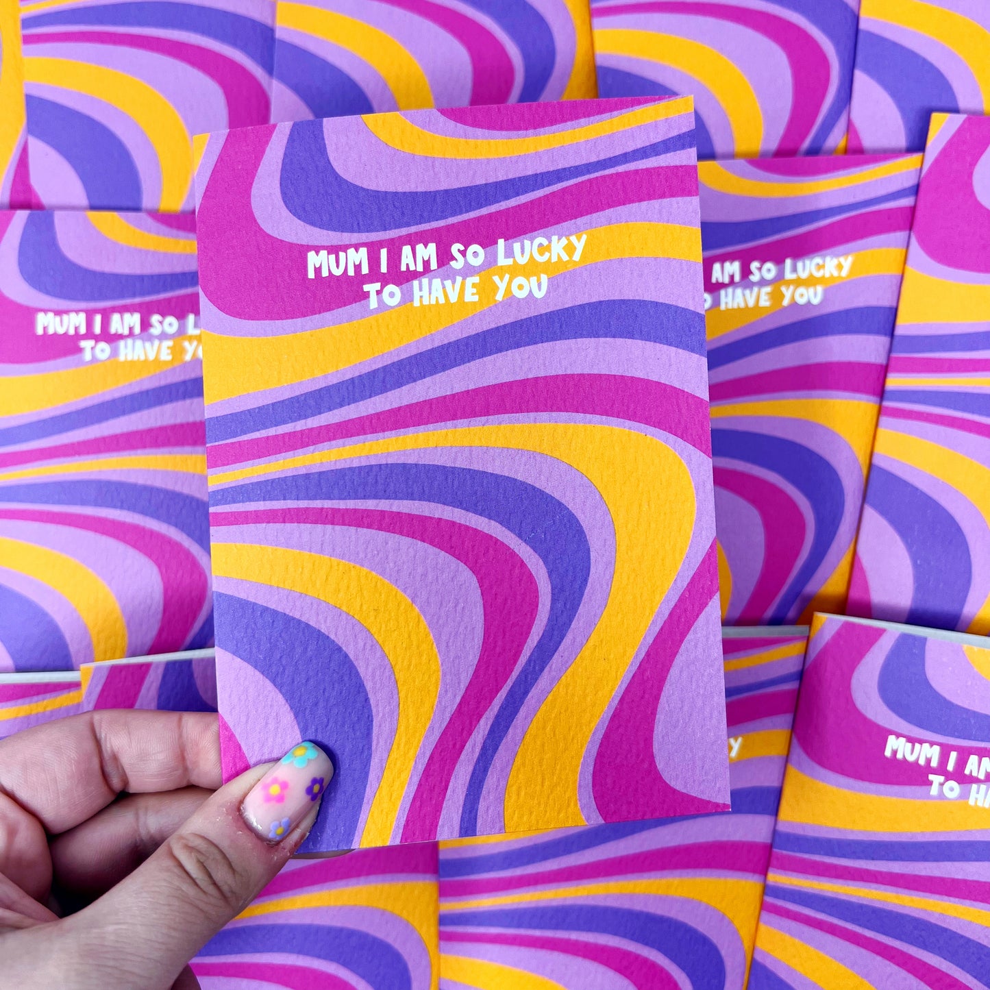 Mum I Am So Lucky To Have You Card