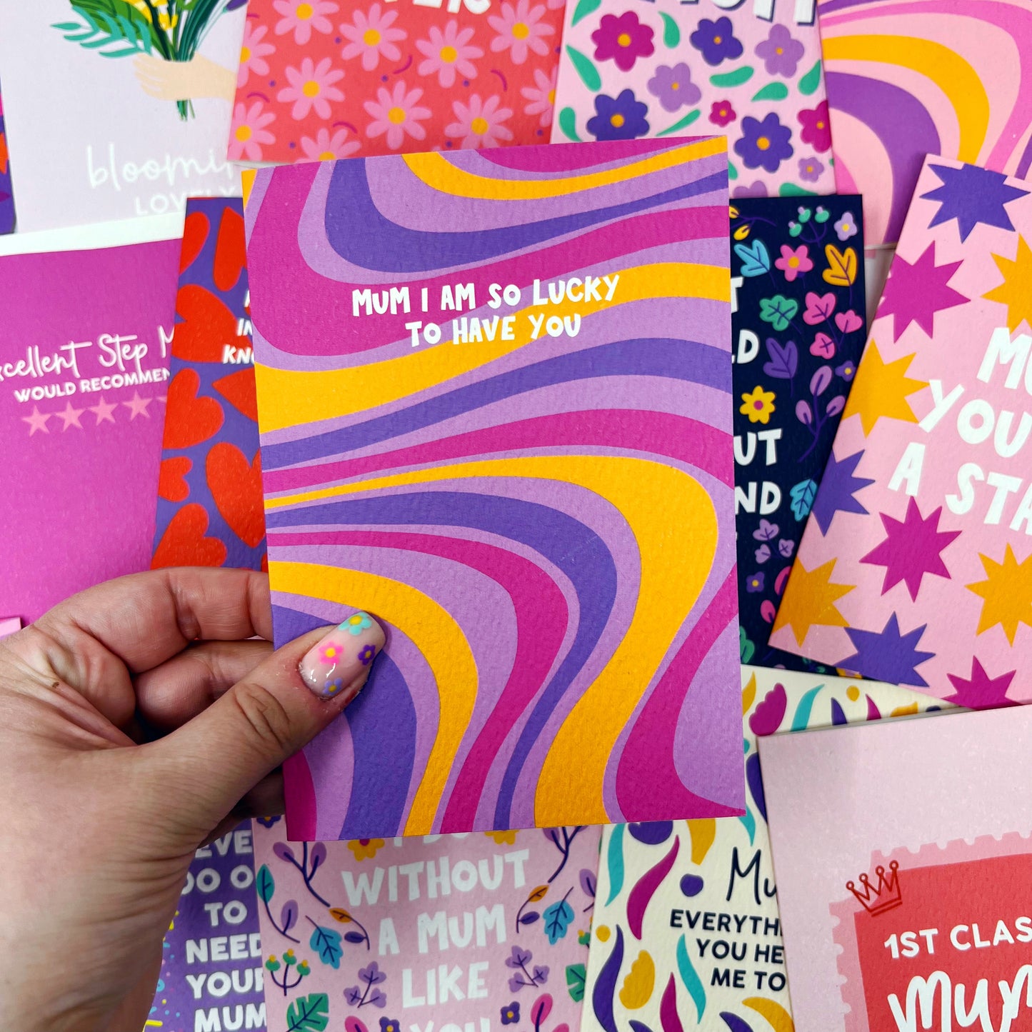 Mum I Am So Lucky To Have You Card