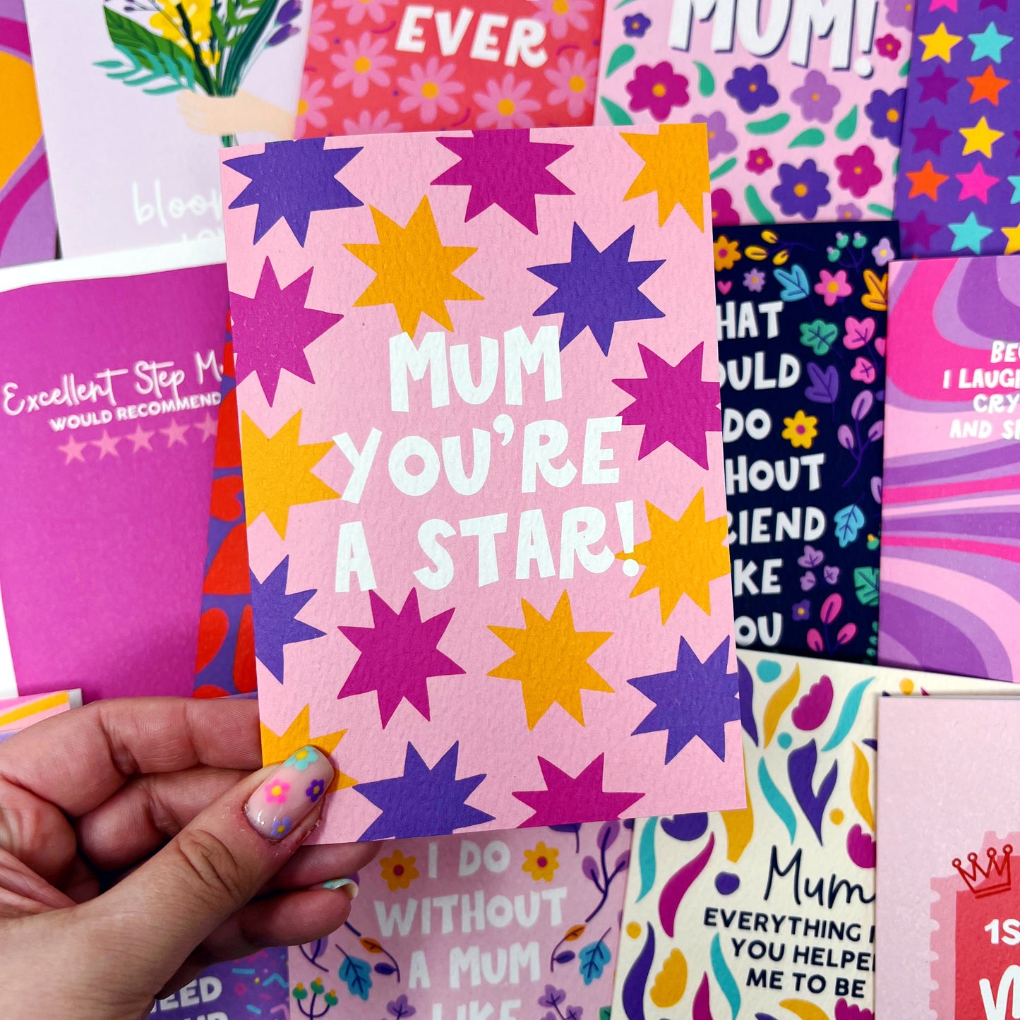 Mum You're A Star Card