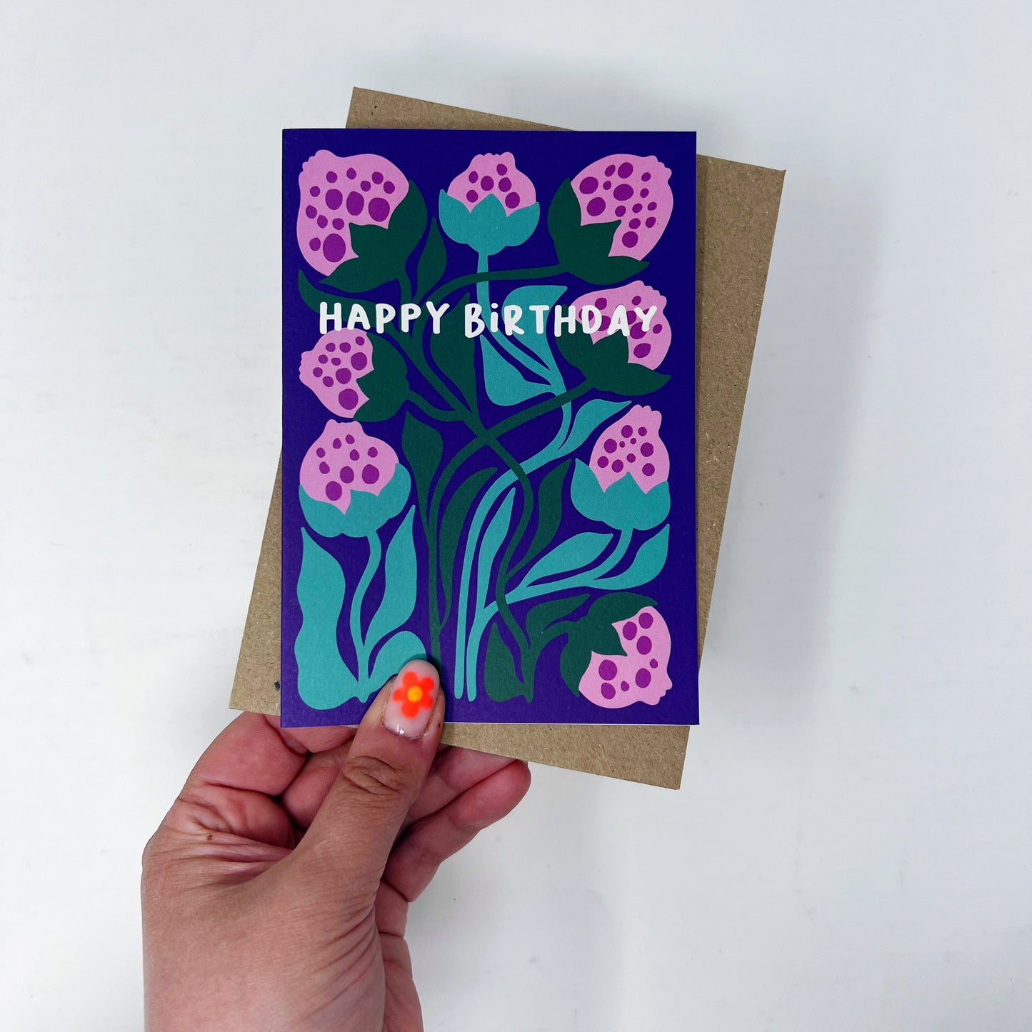 Happy Birthday Floral Card