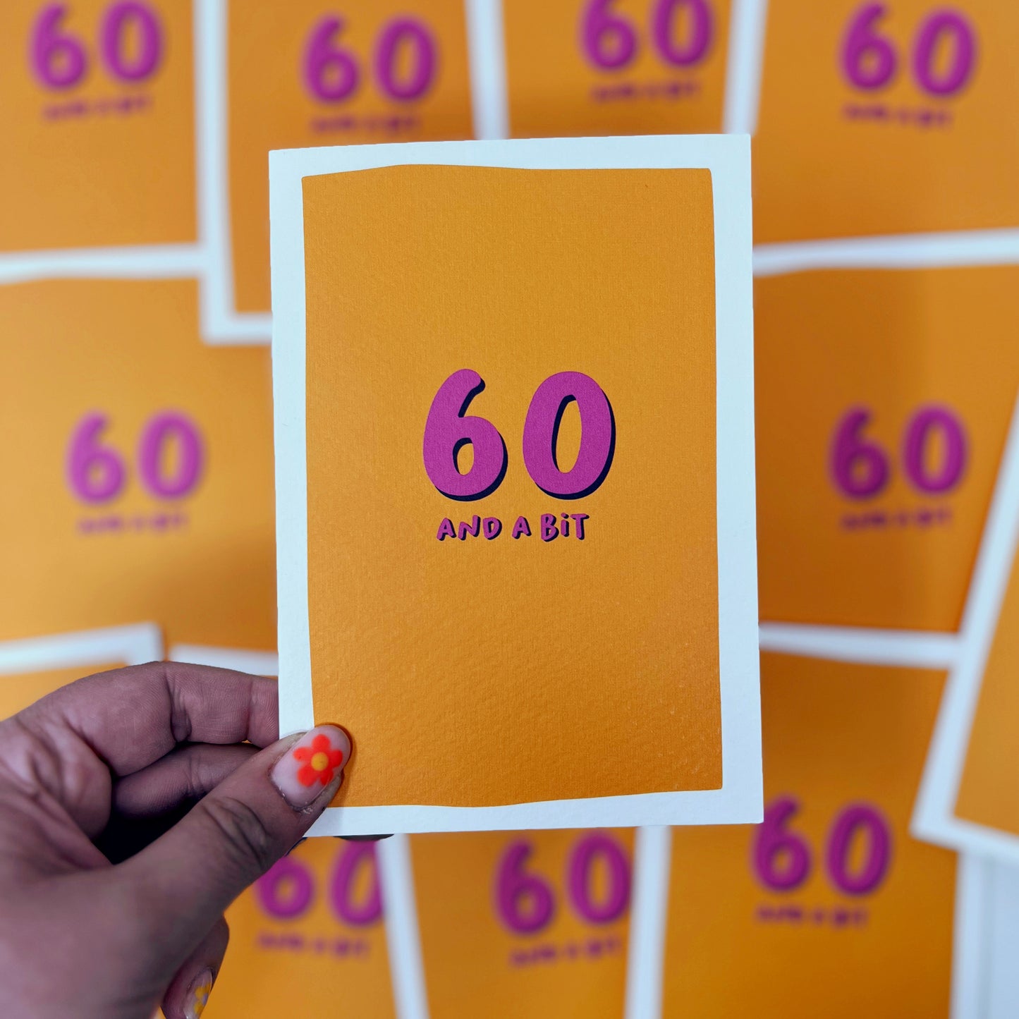 60 And A Bit Birthday Card
