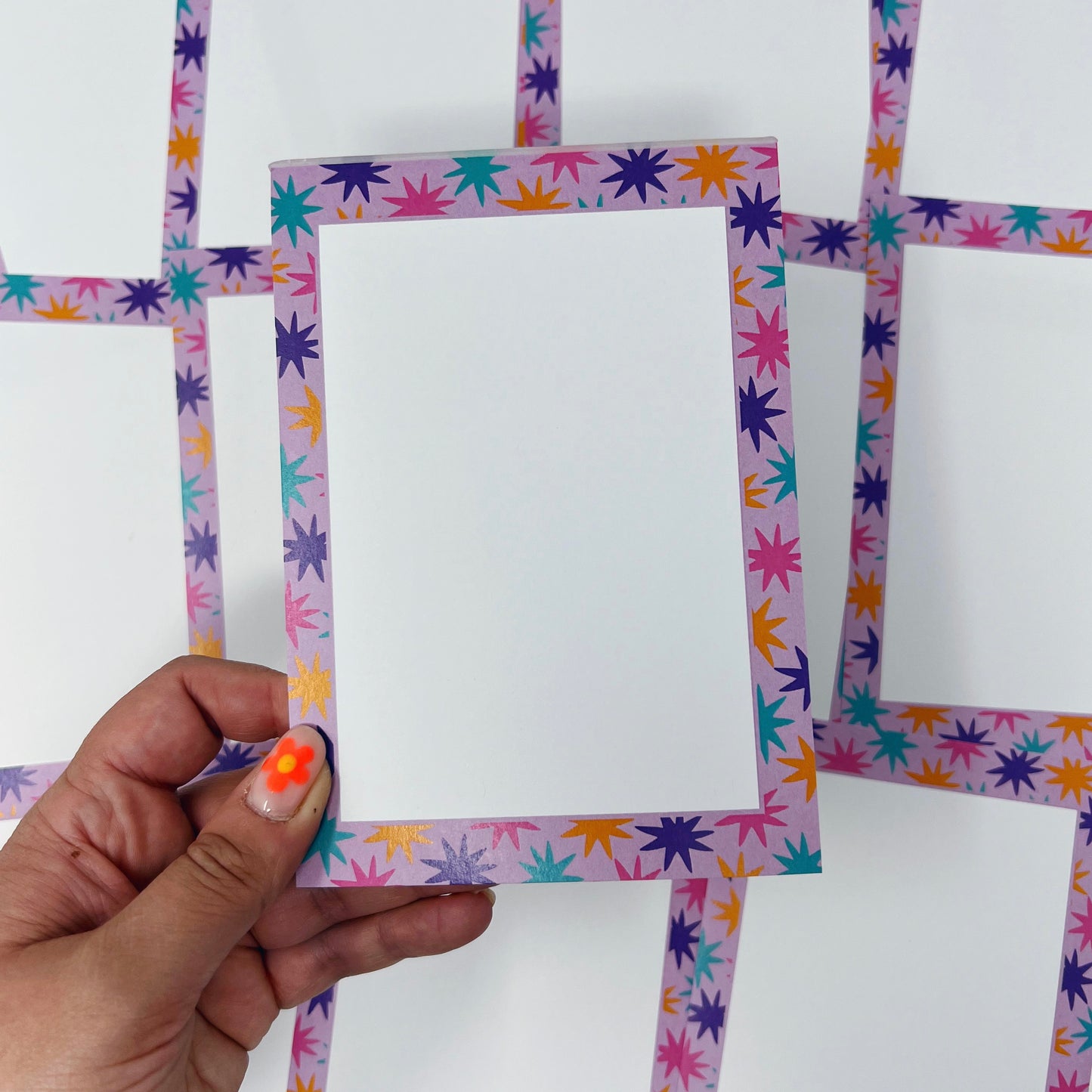 Stars Blank A6 Notepad