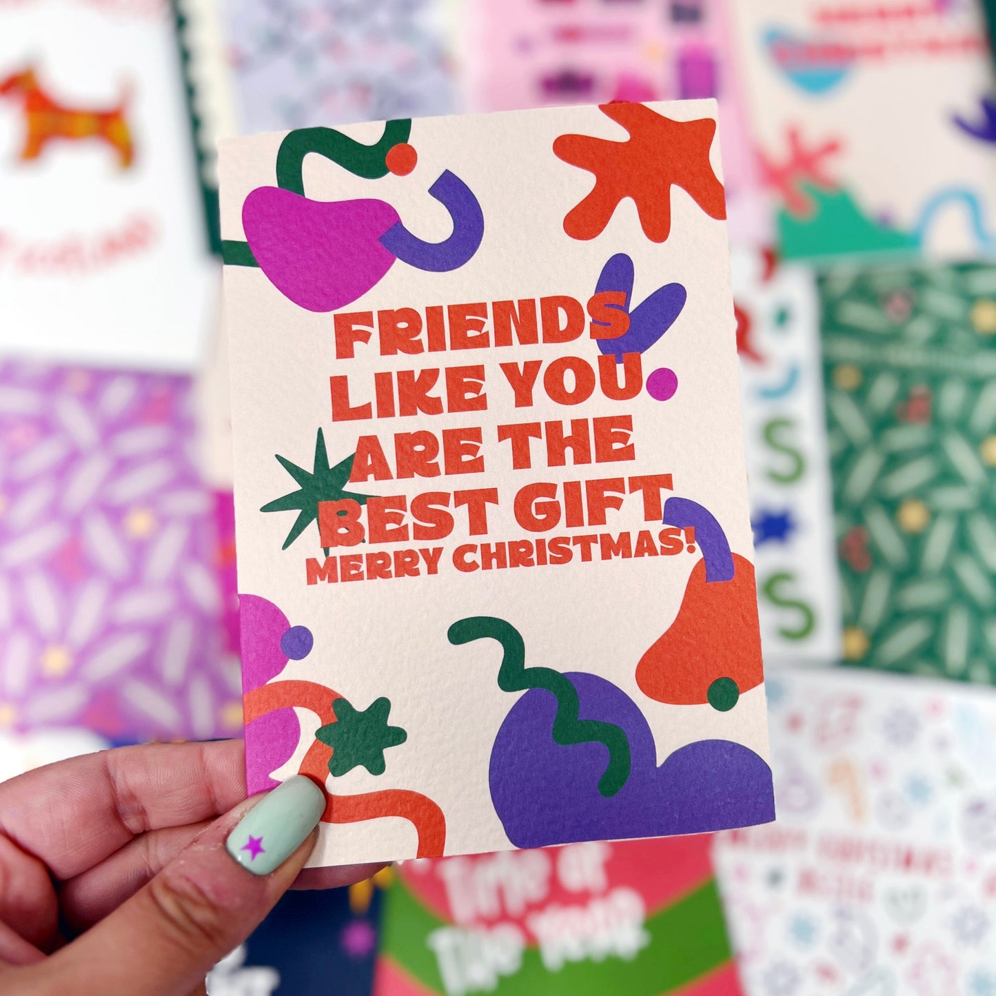 Christmas Friendship 'Friends Like You Are The Best Gift' Card