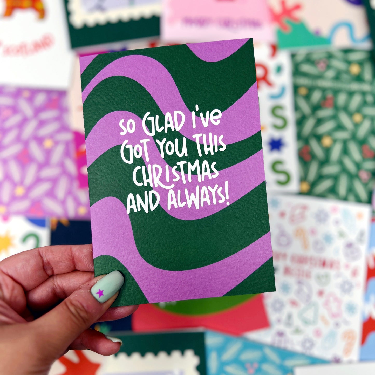 Christmas Friendship 'So Glad I've Got You This Christmas and Always' Card