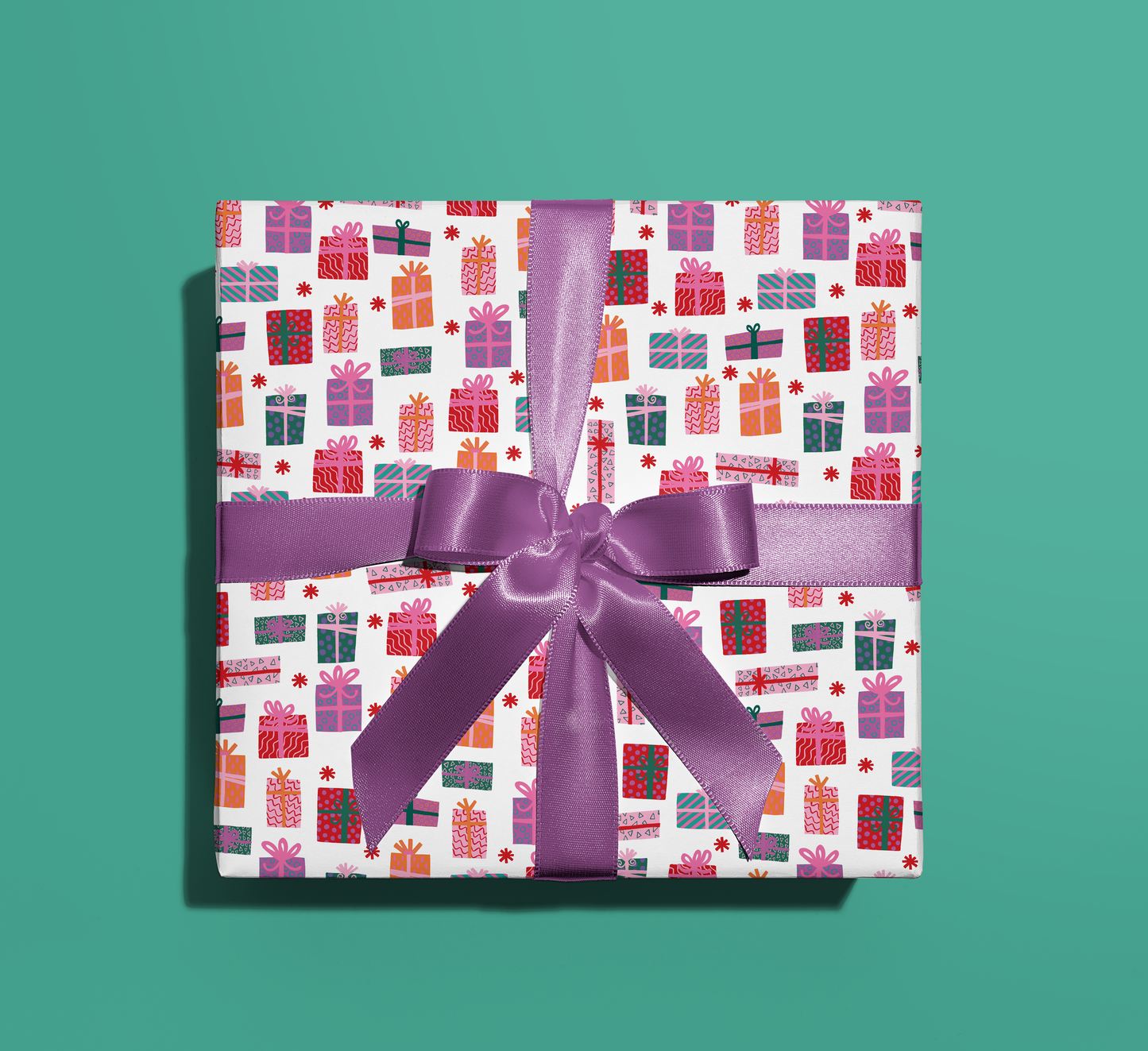 Christmas Present Gift Wrap - Two Sheets