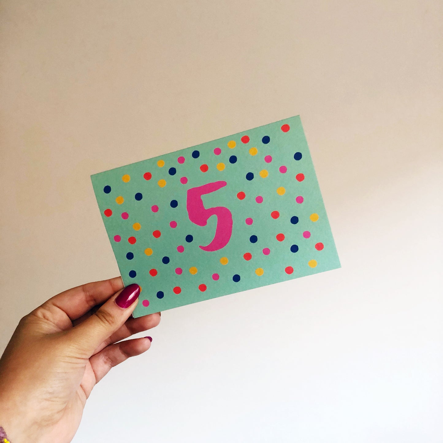 5th Birthday Card