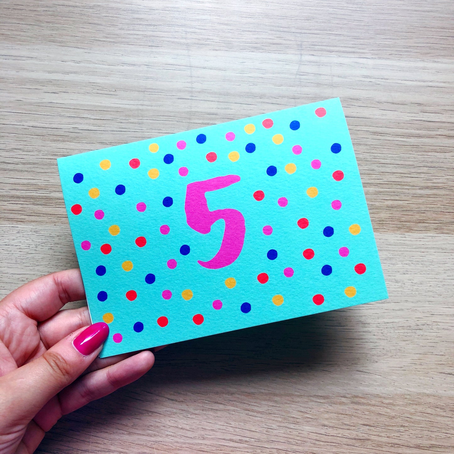 5th Birthday Card