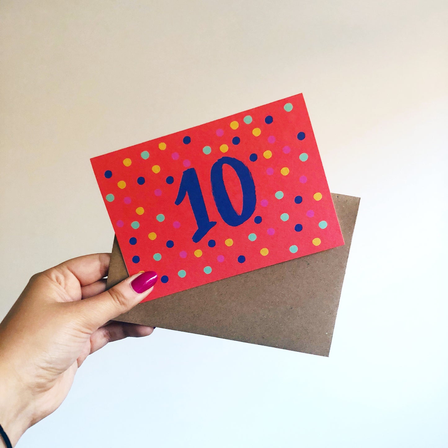 10th Birthday Card